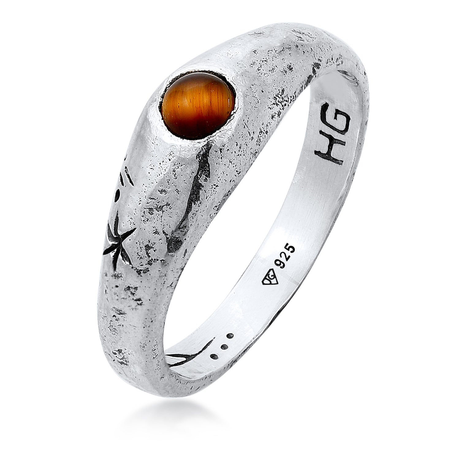 Haze & Glory Men's Cast Away Ring - Silver In Silver