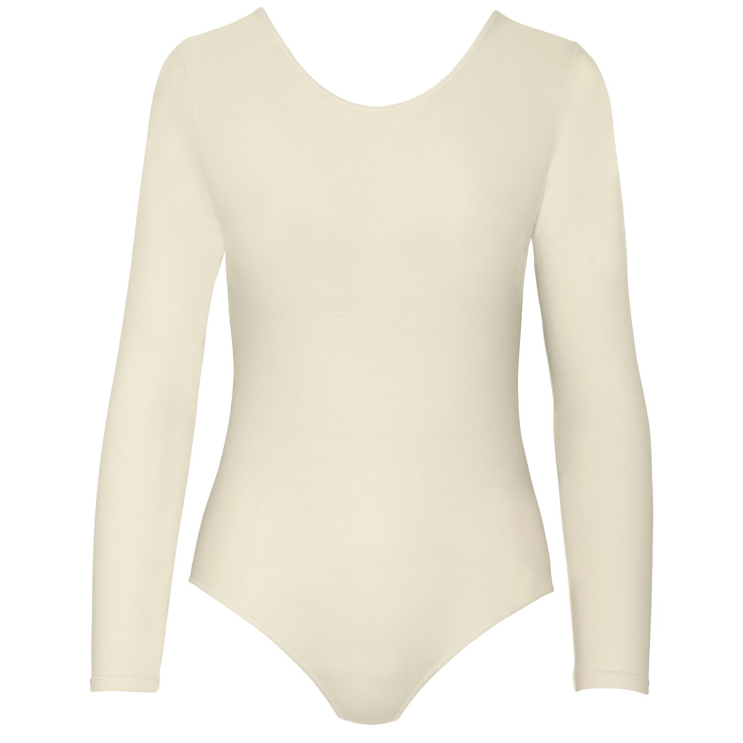 Zd Zero Defects Women's Neutrals Long-sleeve Body – Elegant Fit With Soy Fiber - Color Natural