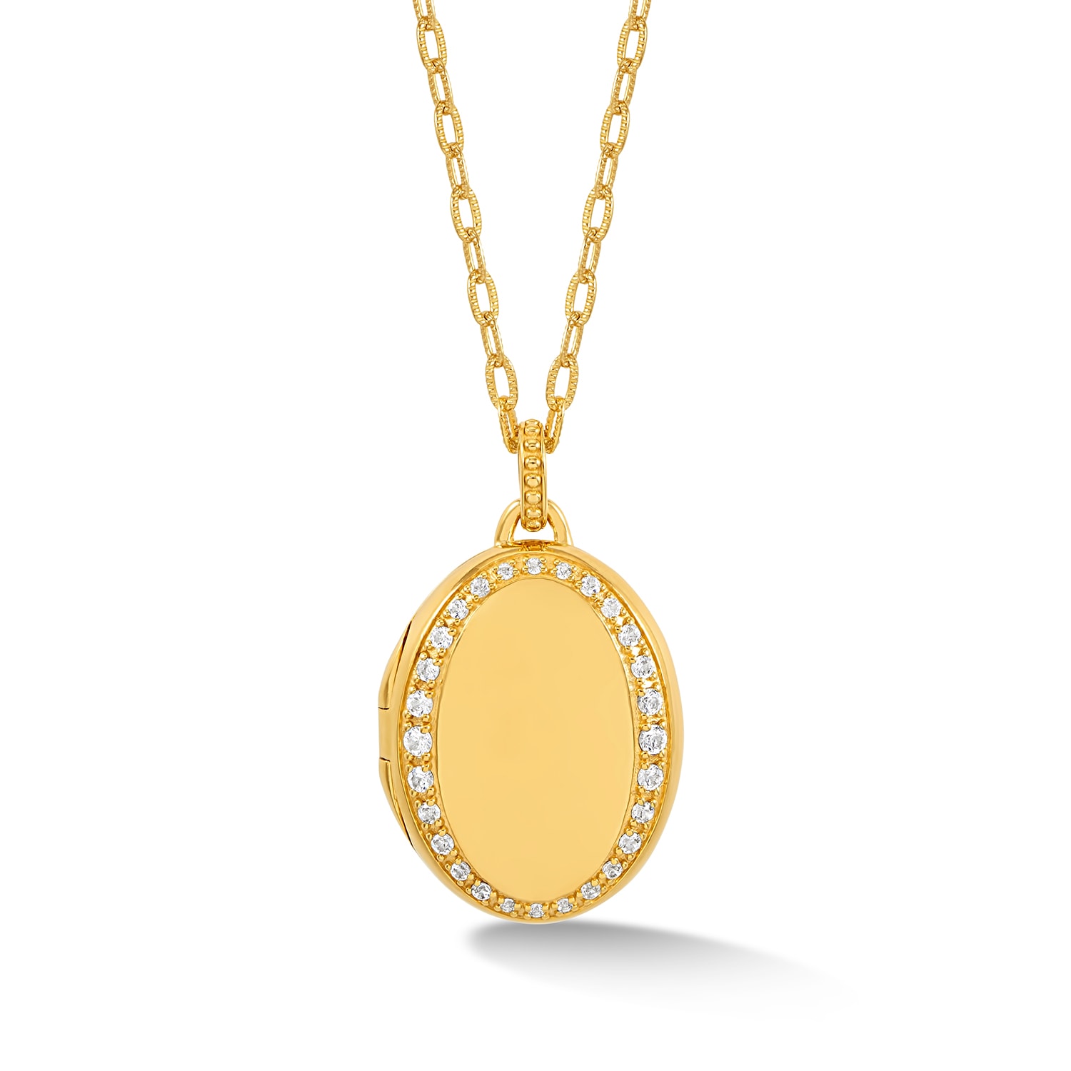 Dower & Hall Women's Celeste Sapphire Locket In Gold