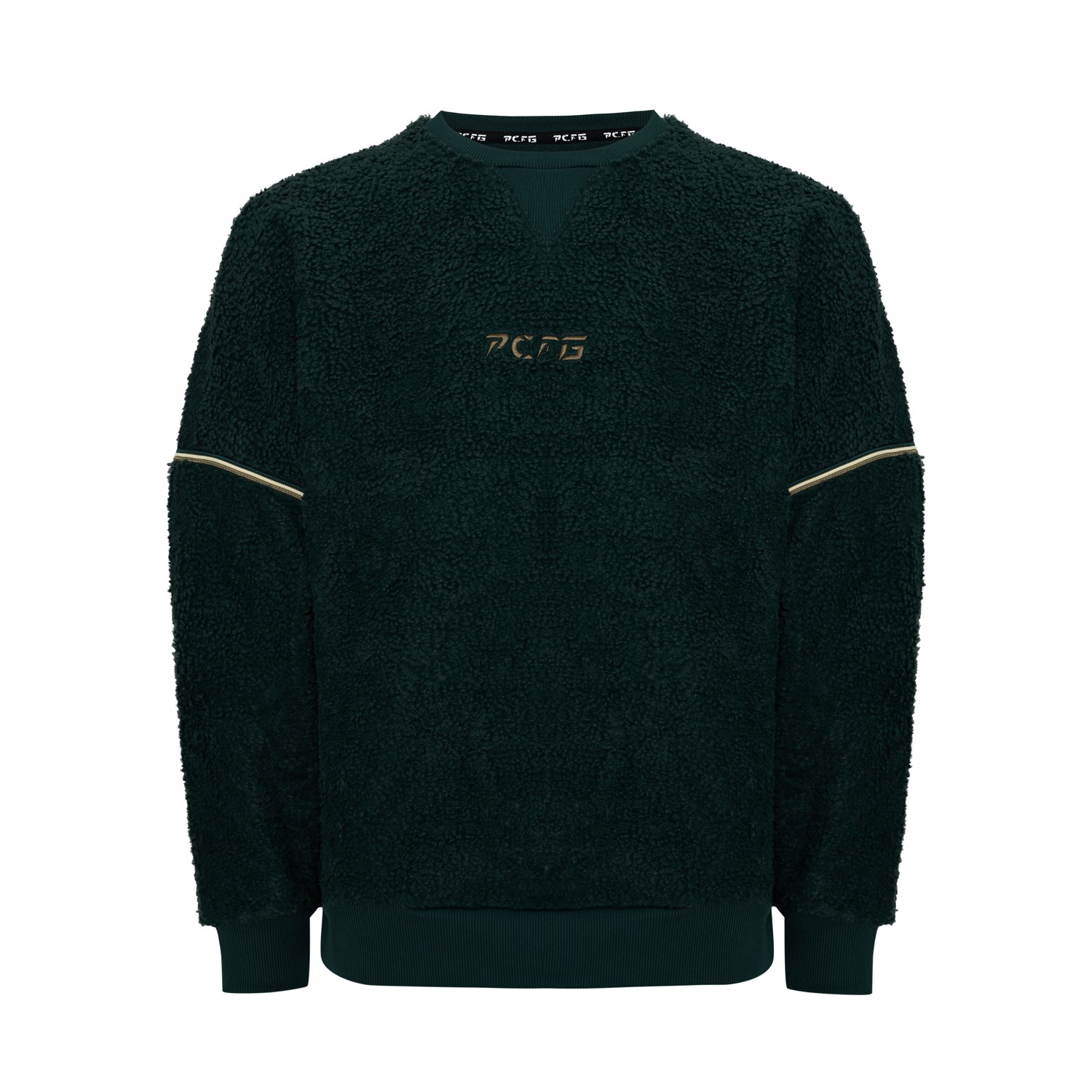 Pcfg Green Fluffy Track Sweat - Men In Green