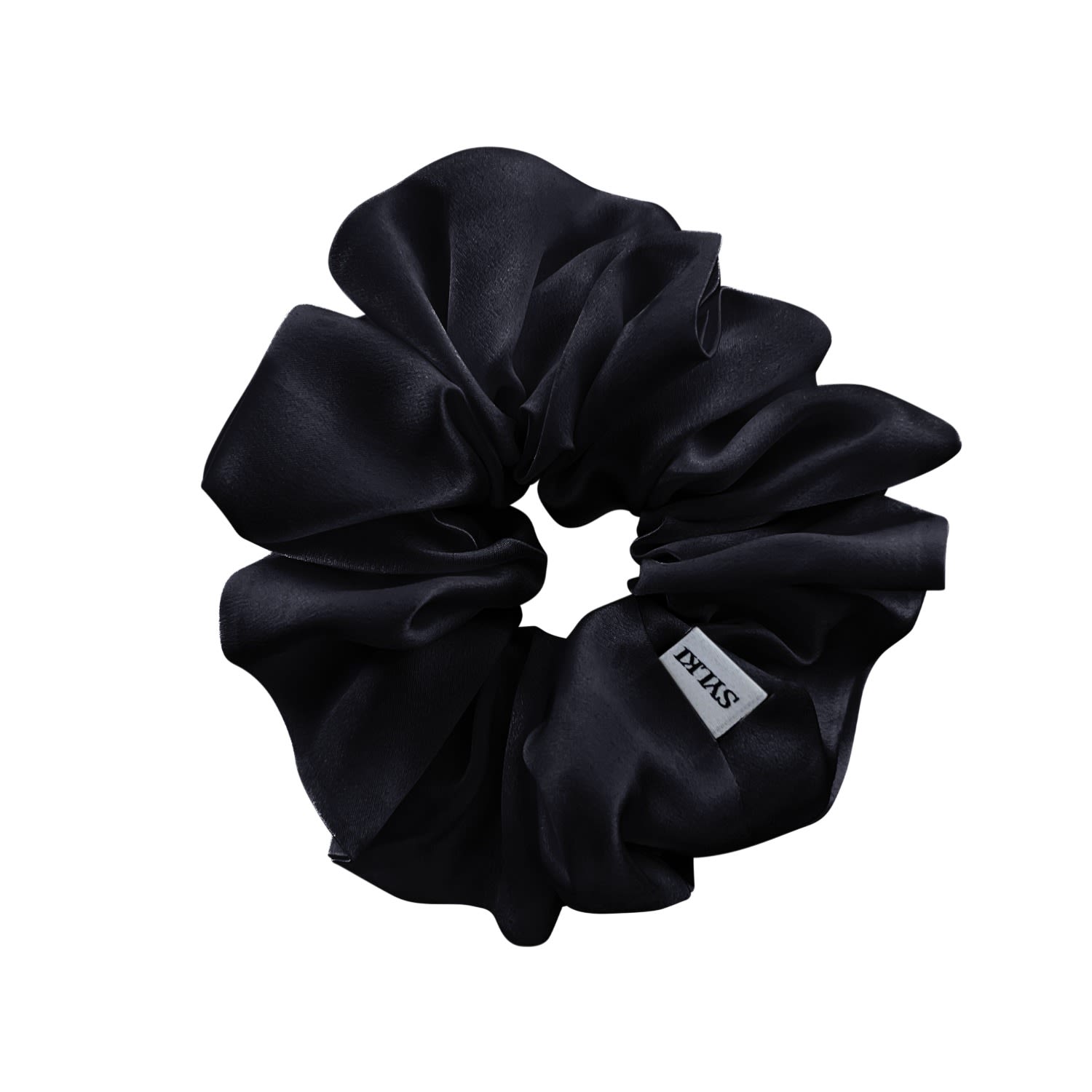 Women's Silk Scrunchies - Black | Sylki