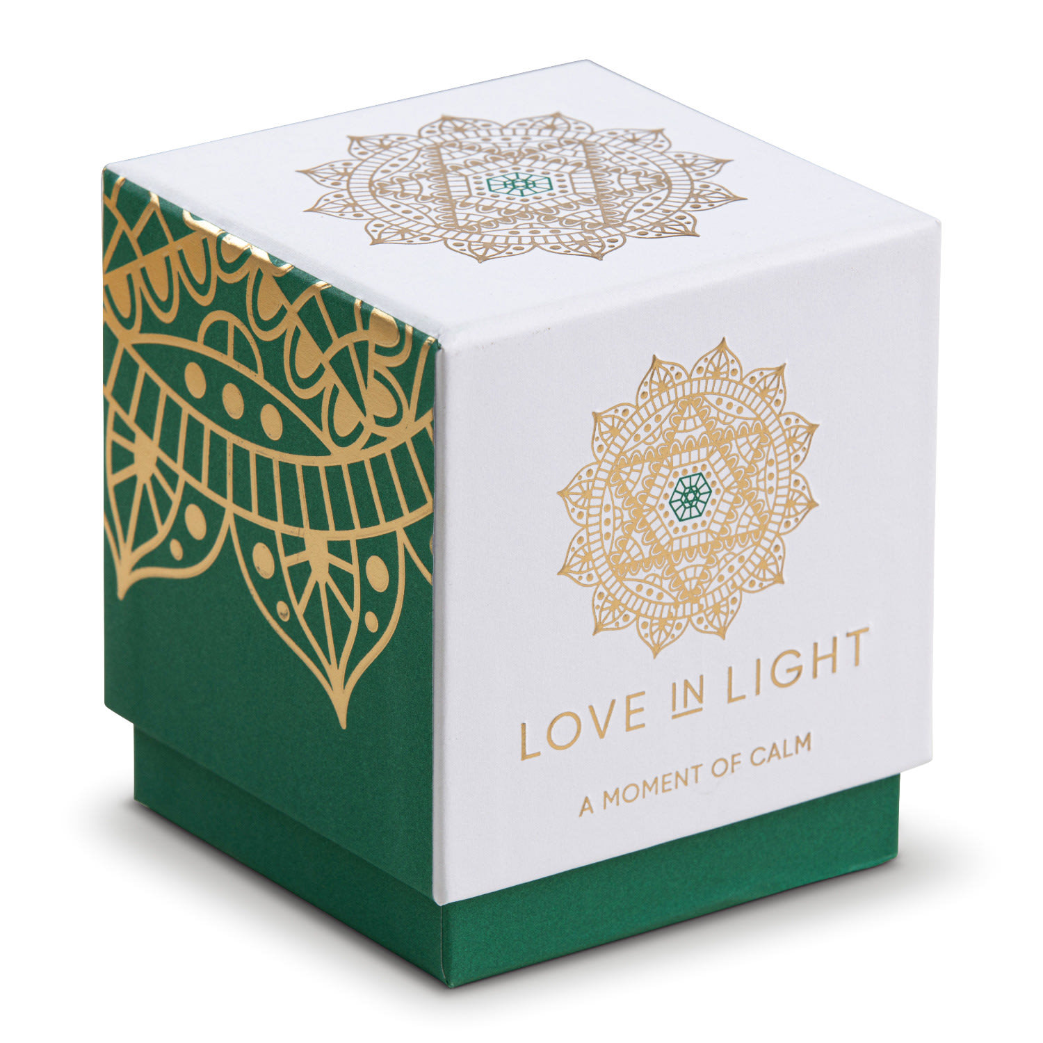 Love In Light Green Heart Chakra Candle  -  Melissa, Jasmine, Rosewood, Rose. In Green