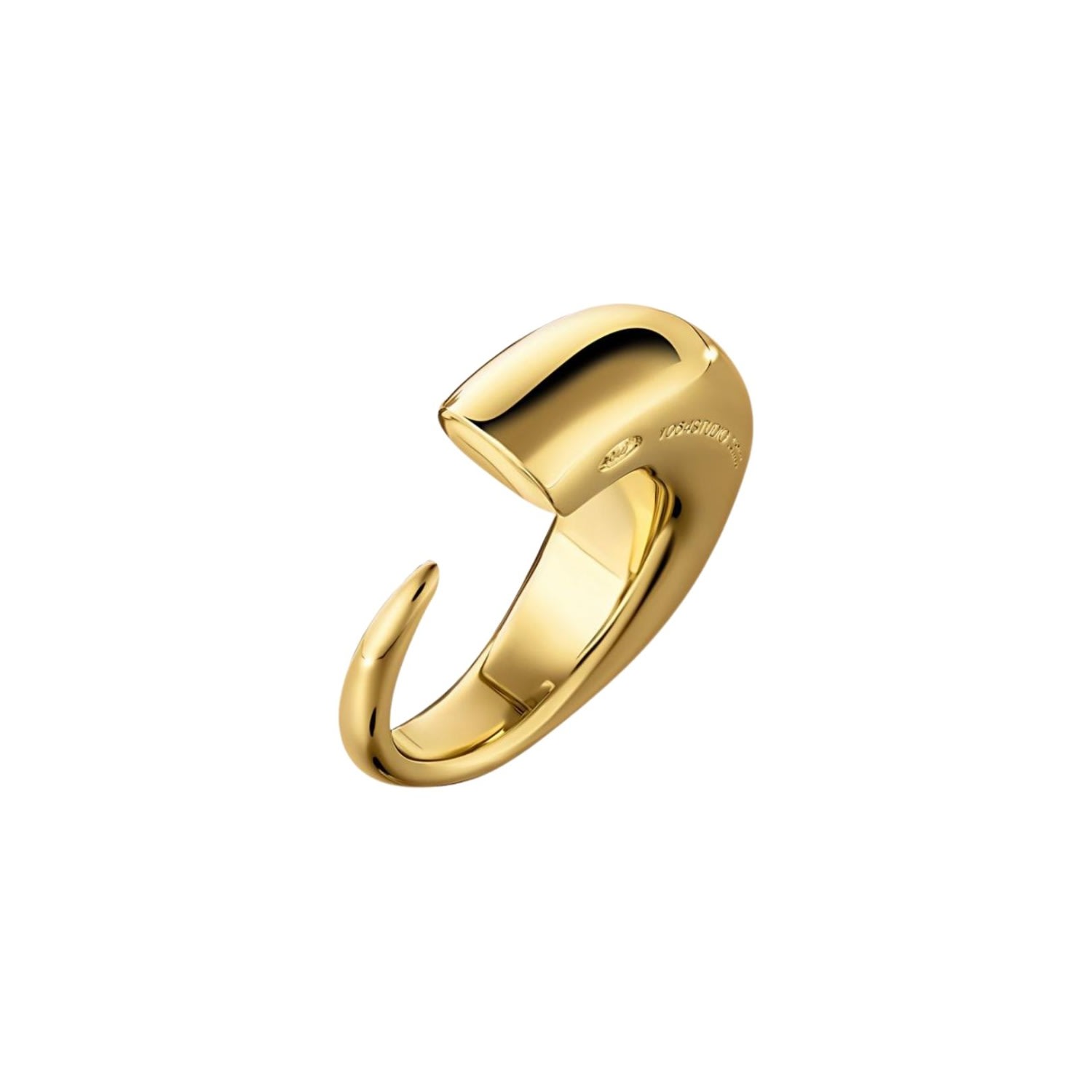 Tami&tami Women's Ten Sixty Four Studios Gold Horn Ring