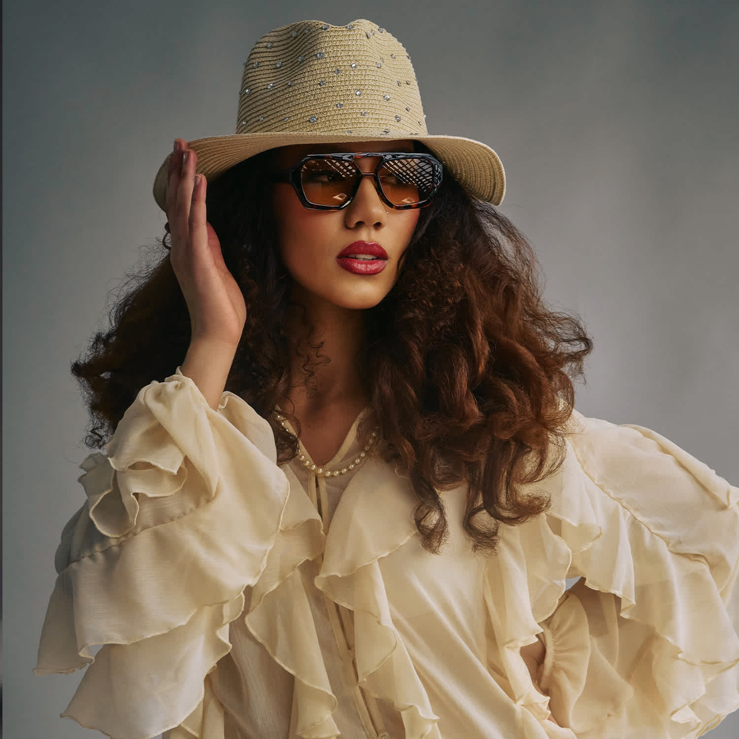 Handmade  Straw Women Hat Rachel 4 main image 3