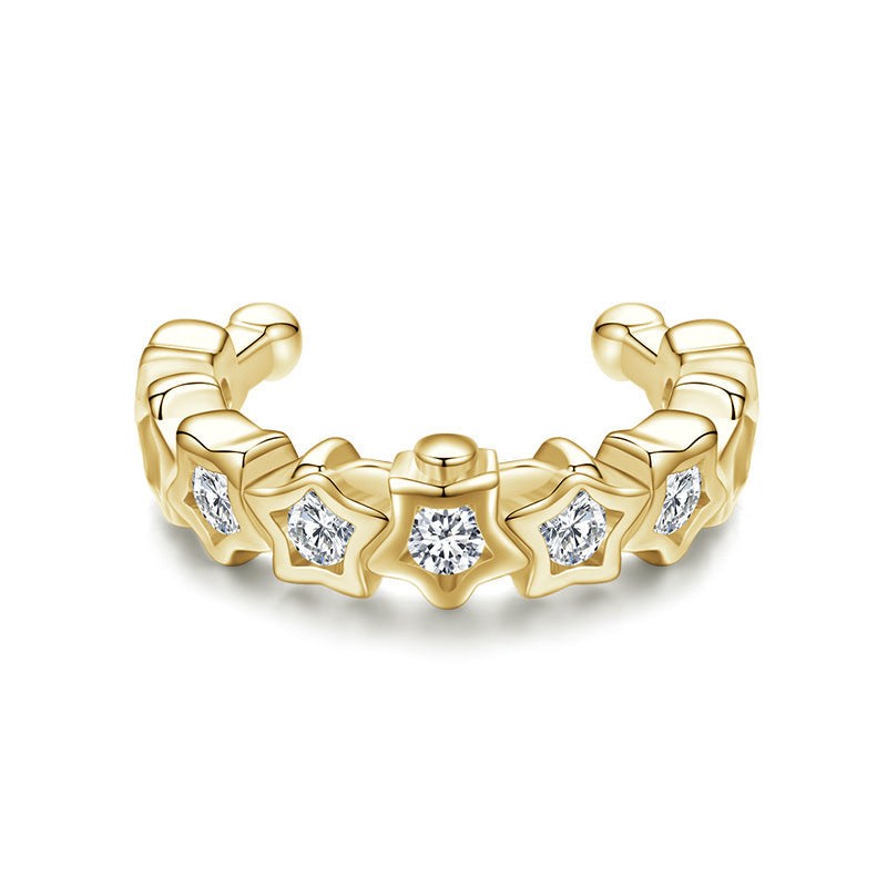 Gold Trip Women's Stellar Ear Cuff In Gold In Gold
