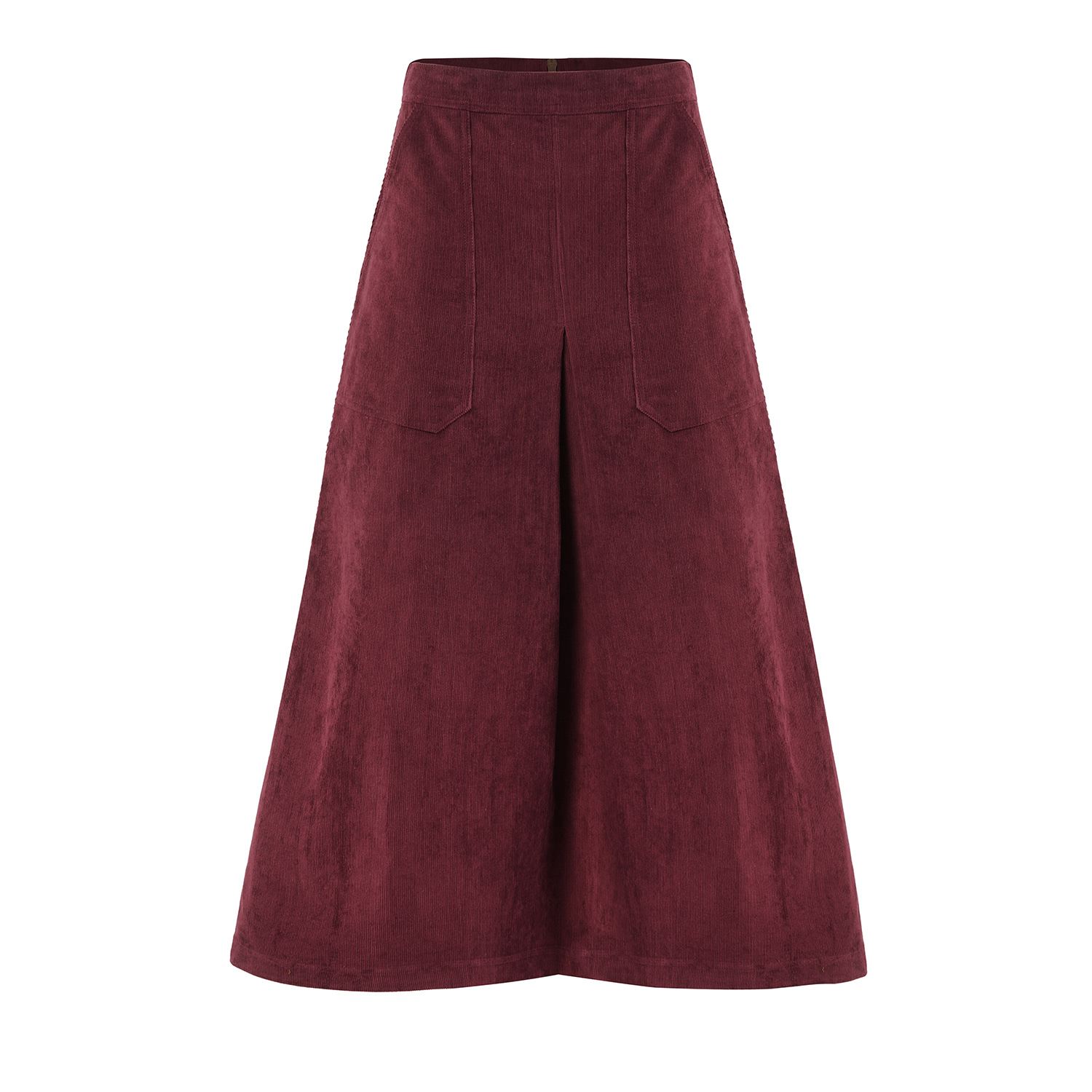 Women's Red Milan Burgundy Skirt | Extra Small | Raishma