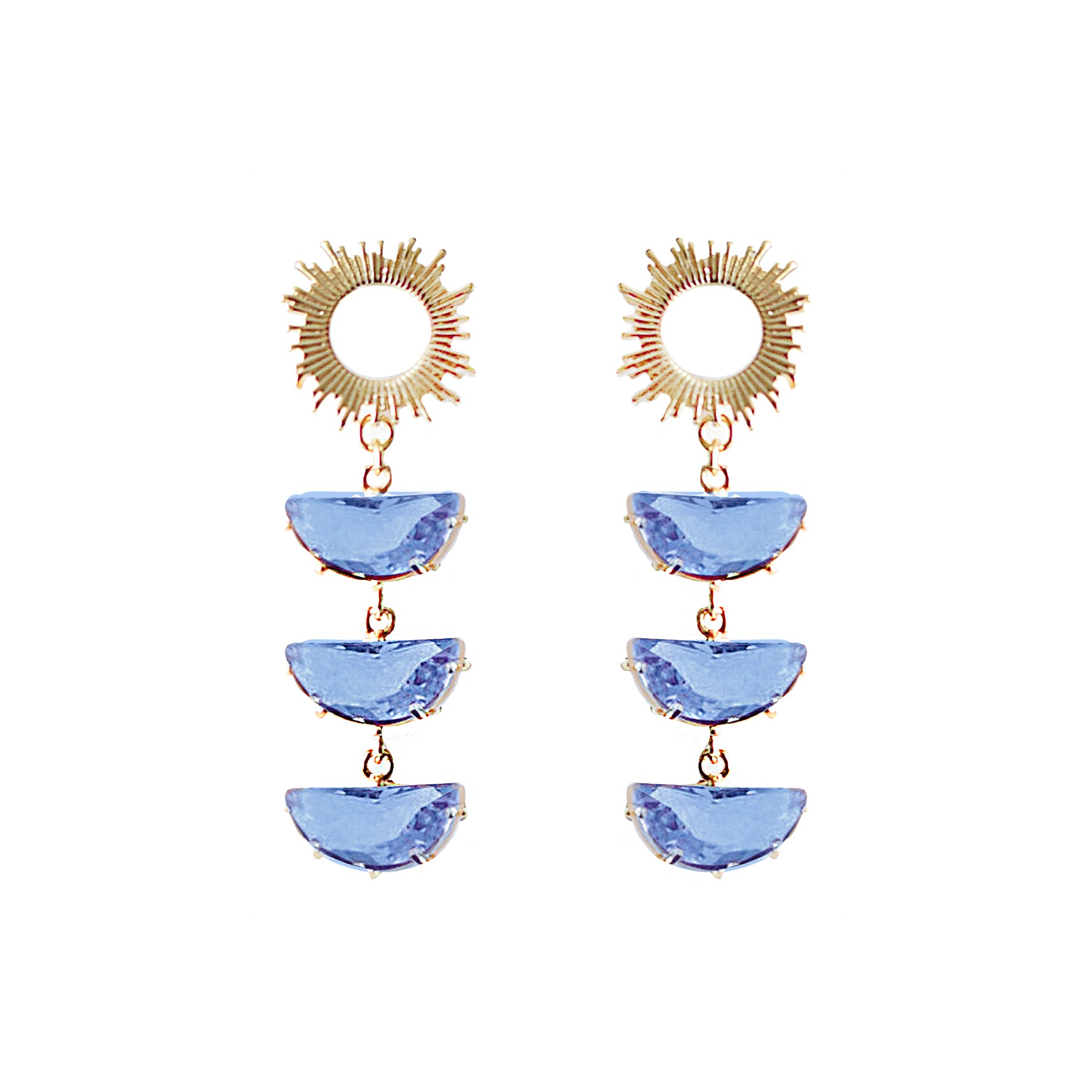 Women’s Spring Supernova Studs - Bluebell Adriana Pappas Designs