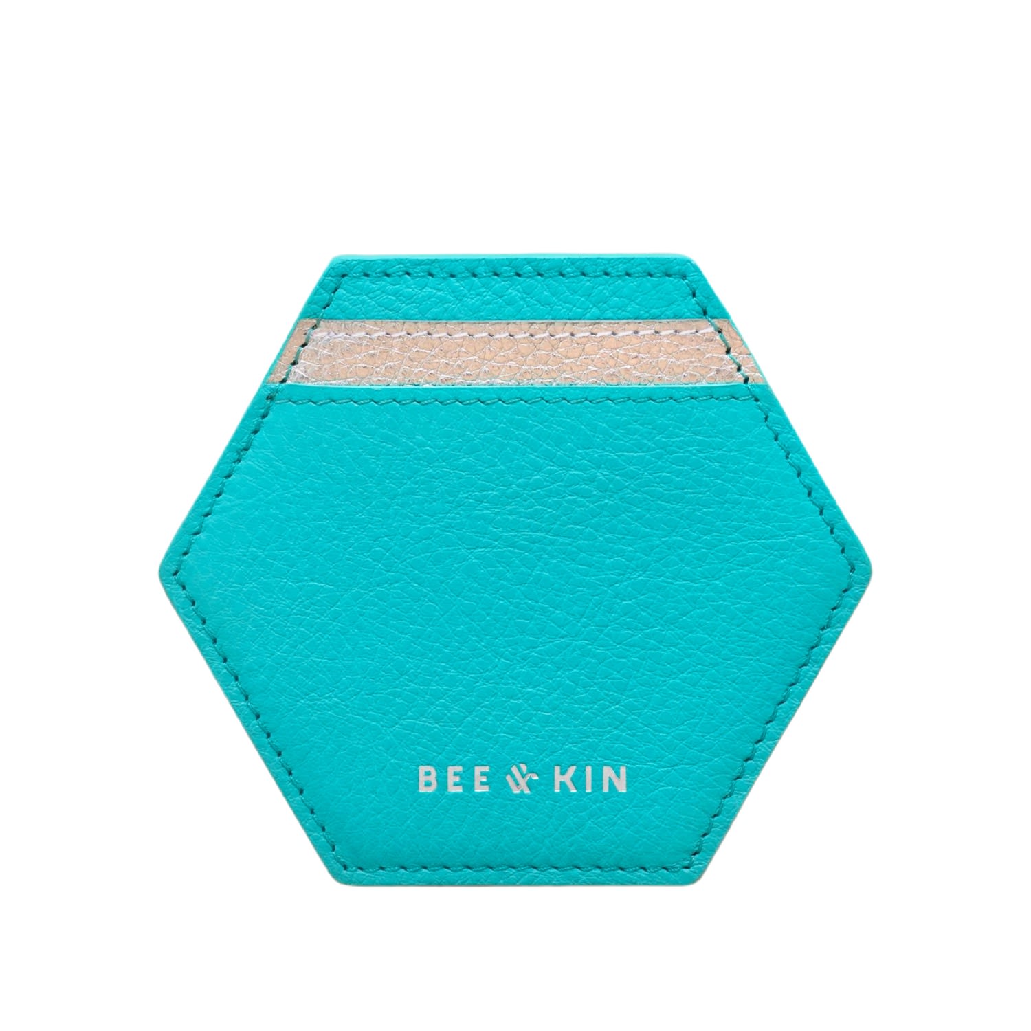 Women’s Blue The Recruiter Card Case In Capri Bee & Kin