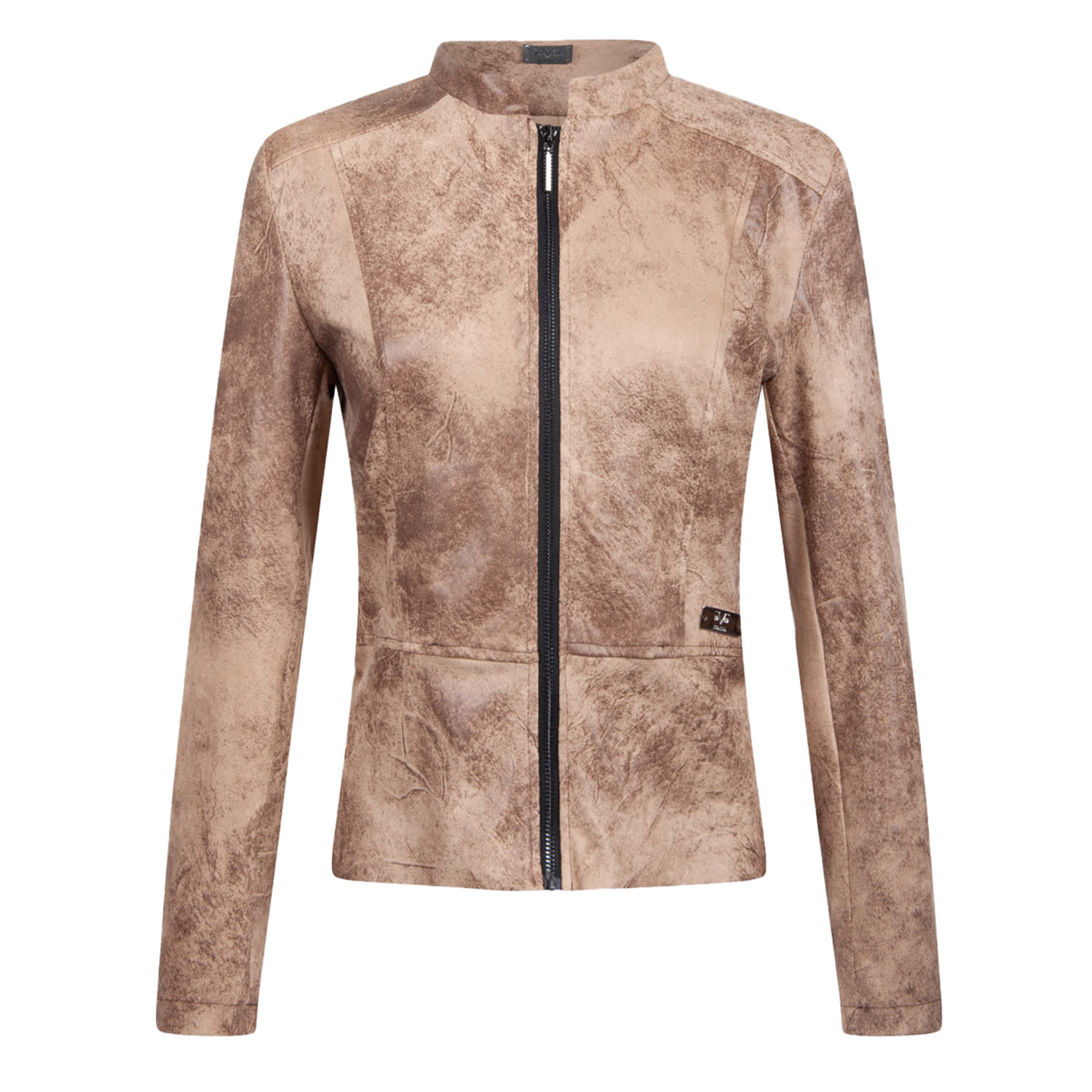 19v69 Italia By Versace 19.69 Abbigliamento Sportivo Srl Women's Brown Jacket Perugia- Beige In Brown
