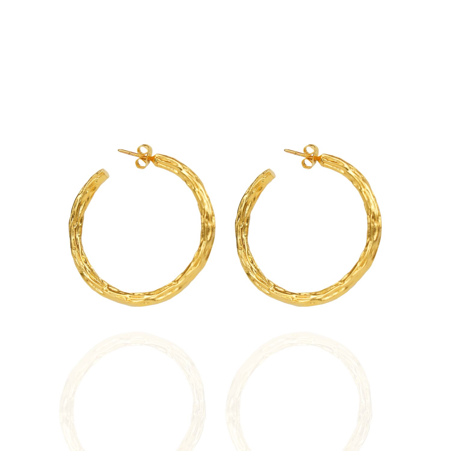 Women’s Gold Jasmin Large Hoops Lina Paris