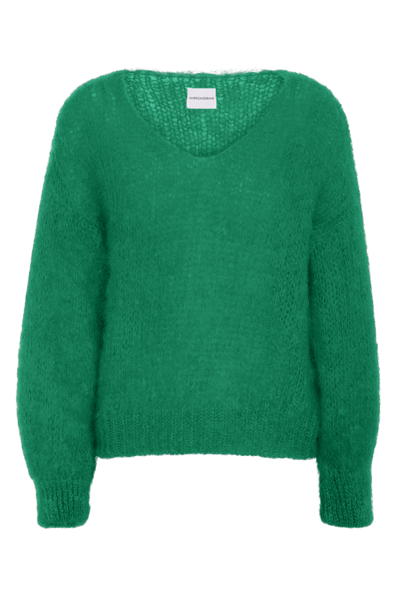 Americandreams Women's Milana Ls Mohair Knit Jade Green