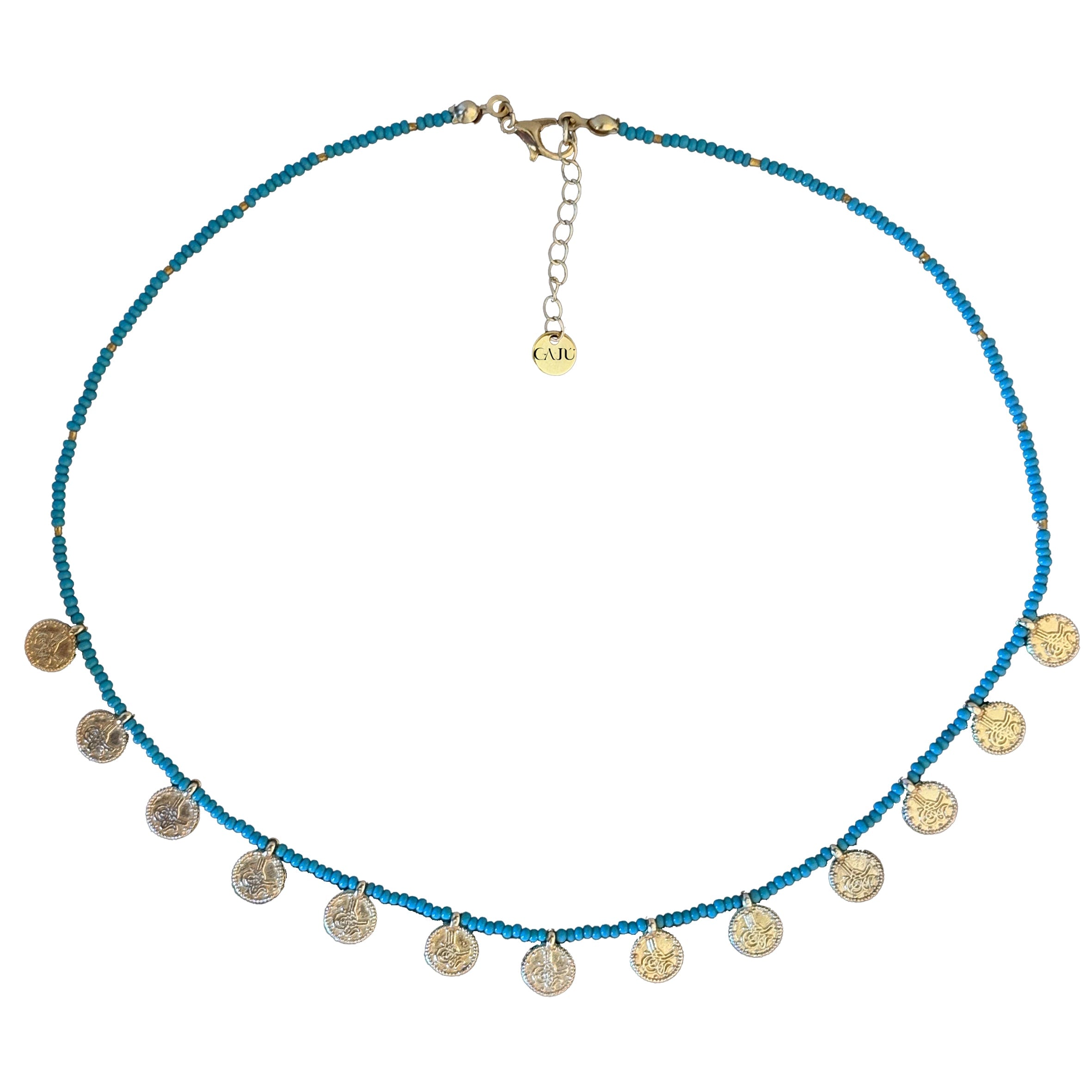 Gajú Women's Blue Oia Necklace - Raw Lapis