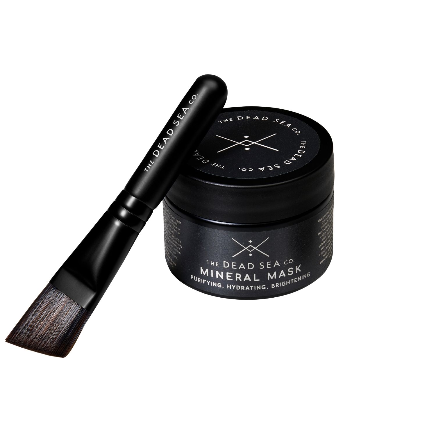 The Dead Sea Co. Black Dead Sea Mineral Mask & Brush