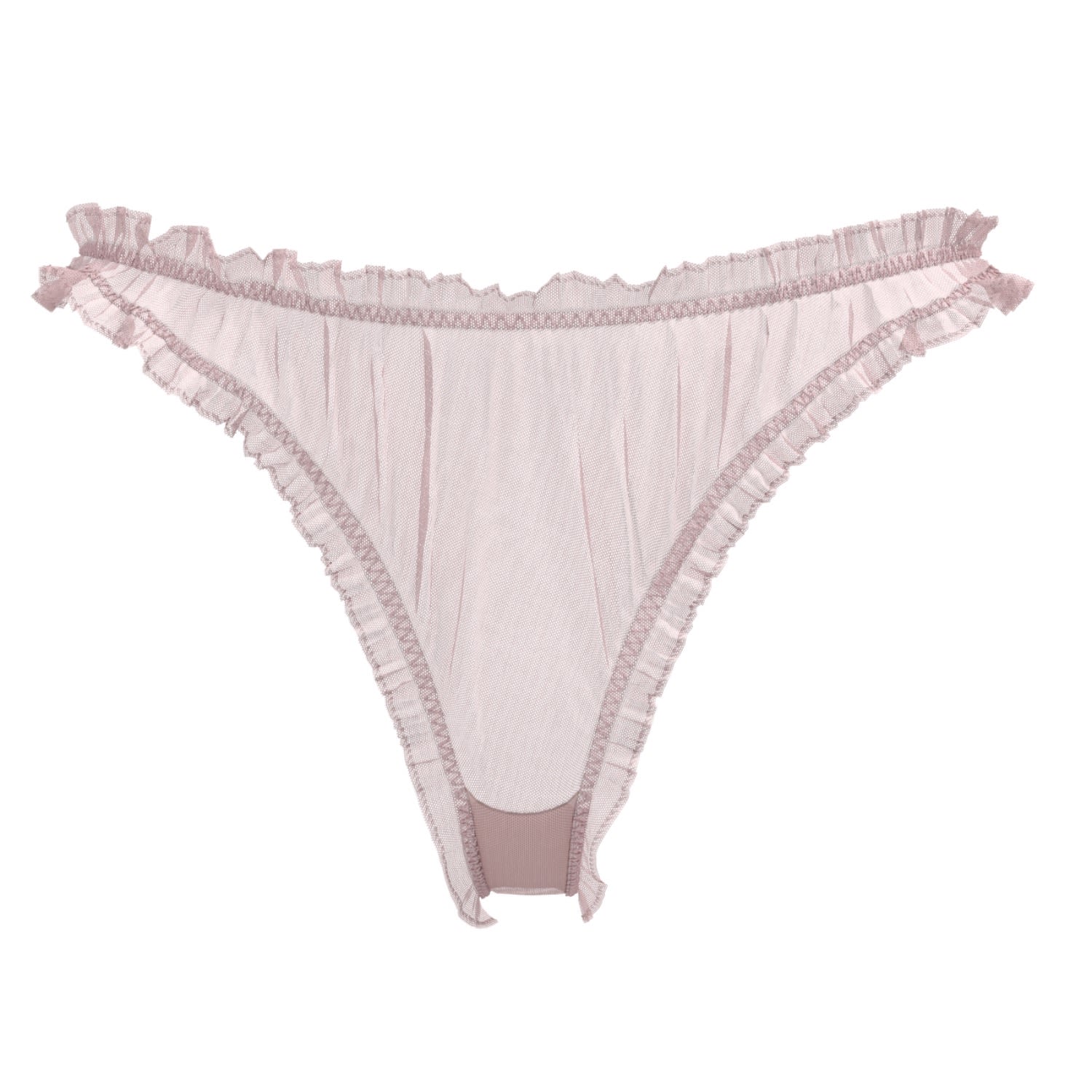 Alevy Studios Women's The Ruffle Thong — Pink