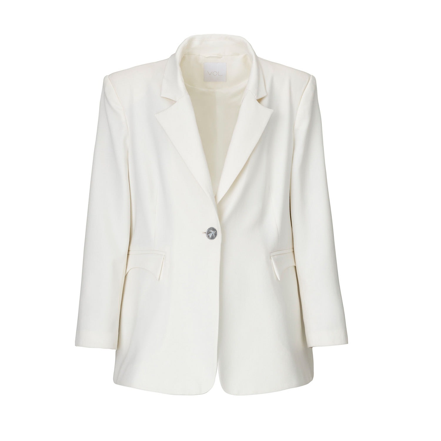 Vestiaire D'un Oiseau Libre Women's White Wool Oversized Jacket In White