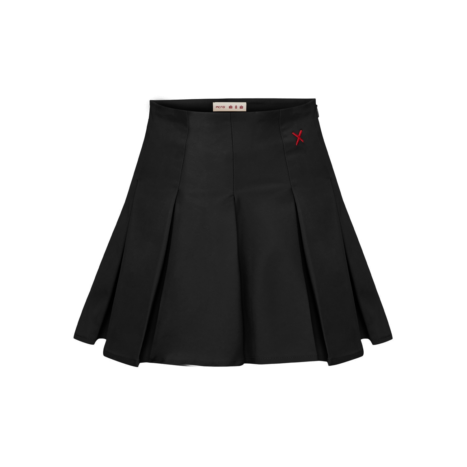 Pcfg Women's Pleated Skirt - Black In Black