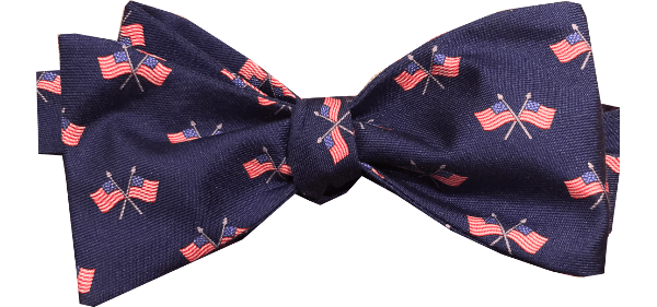 Lazyjack Press Men's Blue Doodle Dandy Bow Tie In Blue