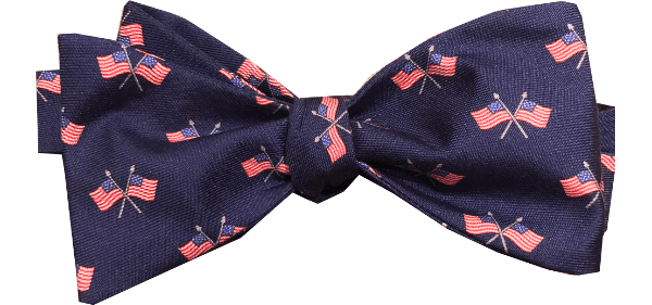 Men’s Blue Doodle Dandy Bow Tie One Size Lazyjack Press