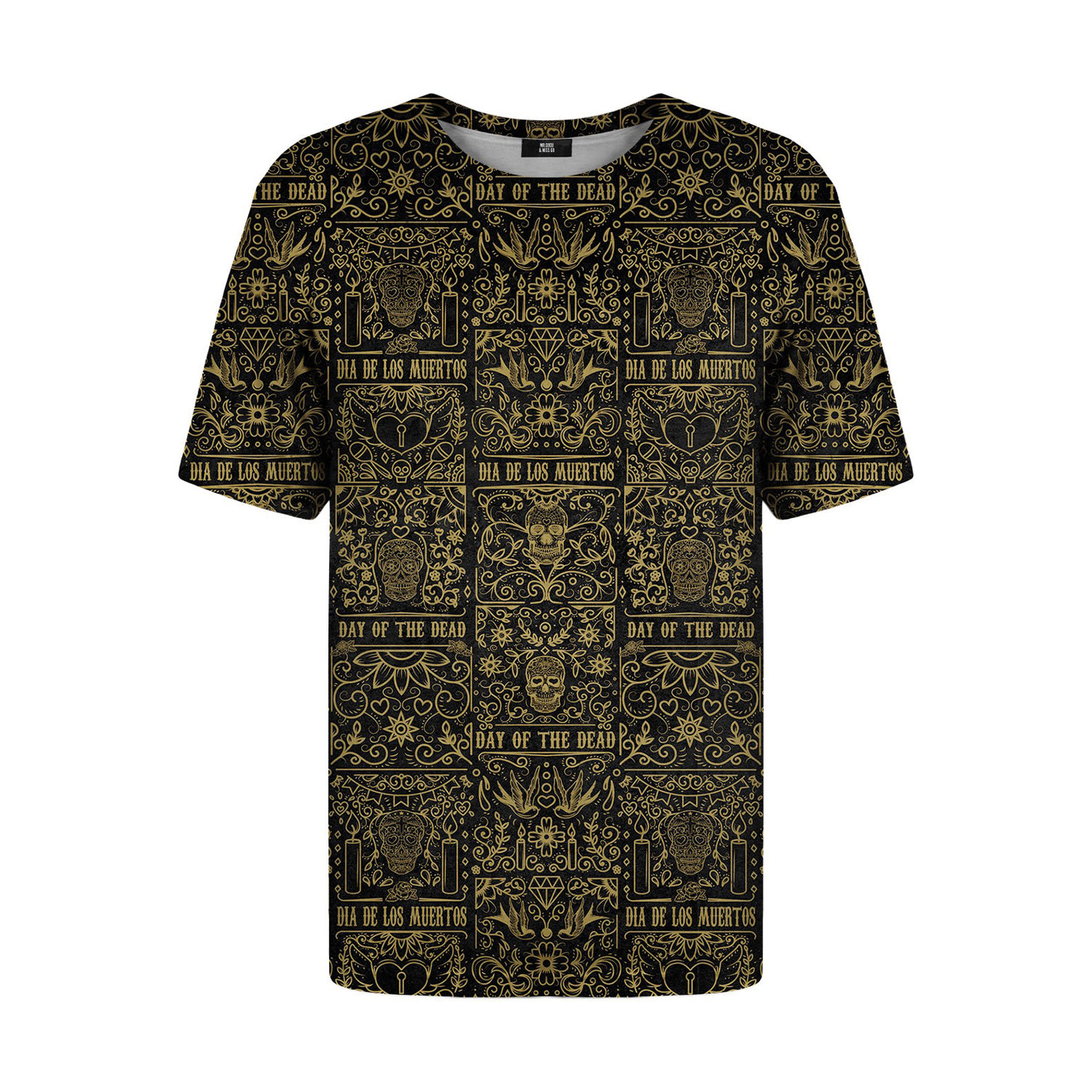 Aloha From Deer Women's Gold The Day Of Dead T-shirt In Gold