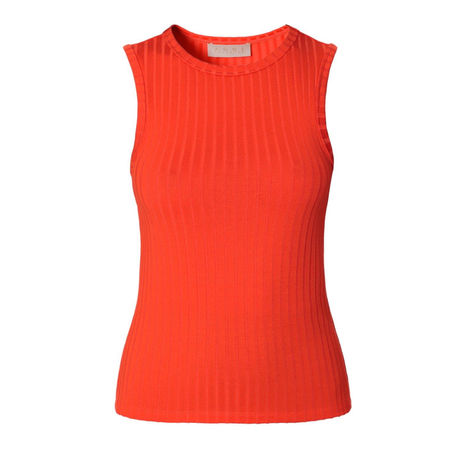 Aggi By Halewski Women's Yellow / Orange Iga Sun Orange Elastic Tank Top In Yellow/orange
