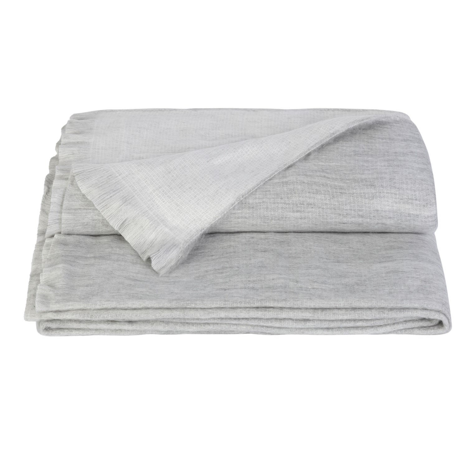 Alpaca Loca Double Plaid Light Grey / White