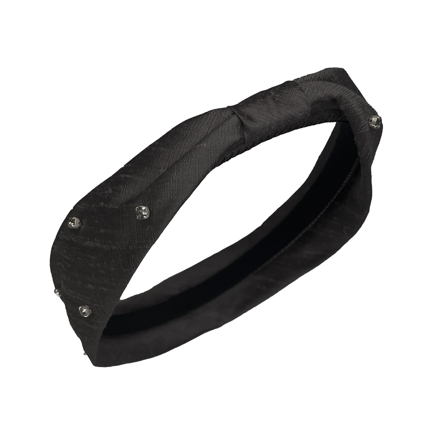 Women's Marid Hair Ring - Midnight Black | Medium | Anidina