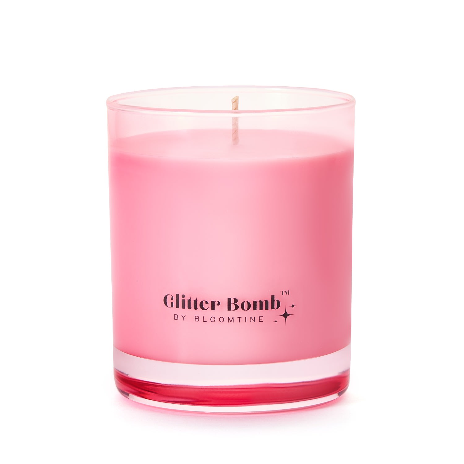 Bloomtine | Earth Angel Hq Pink / Purple Rose Galaxy - Glitter Bomb™ Luxury Valentine Gift Candle In Rose & Oud In Pink/purple
