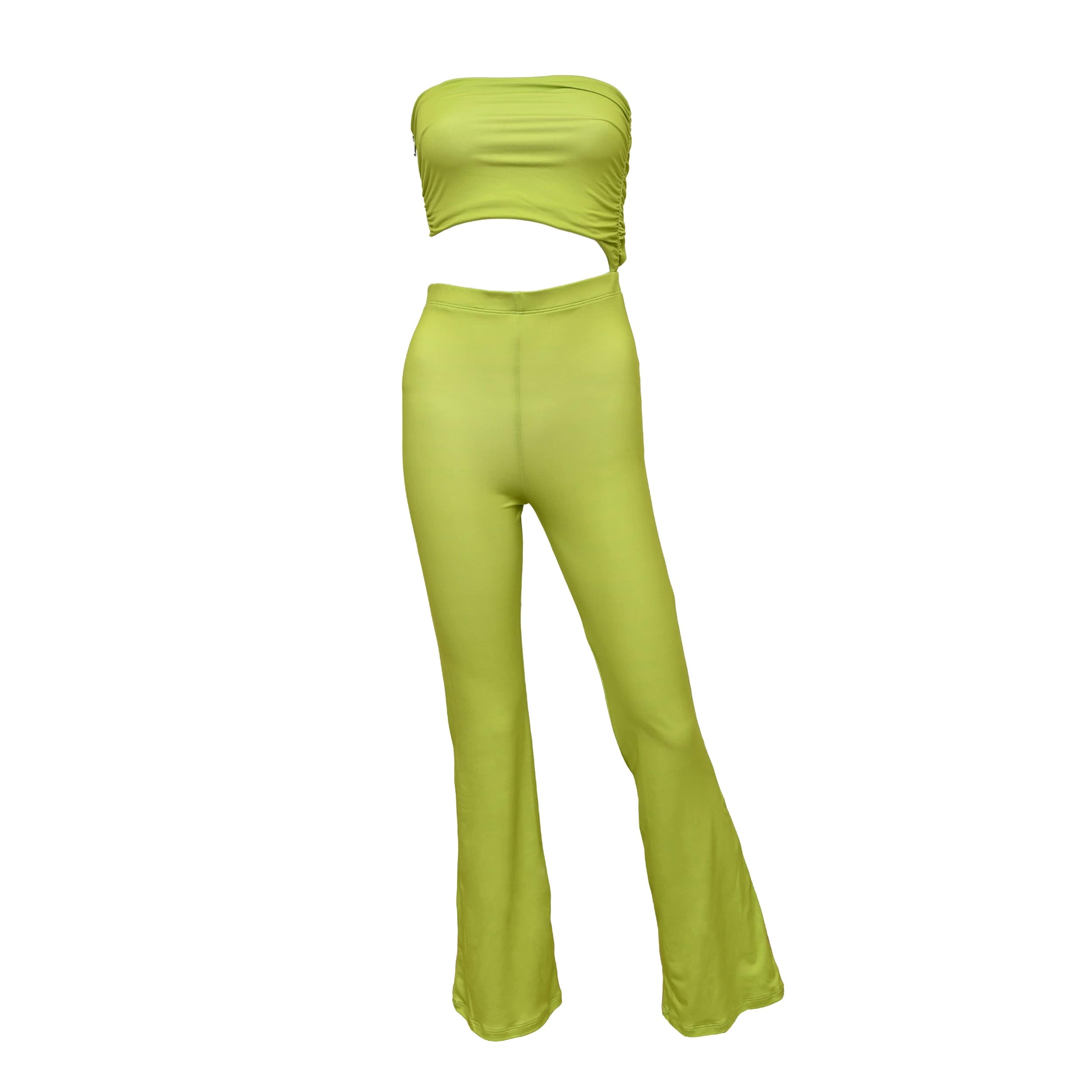 Women’s Green Sofia Modal Jumpsuit - Pear Small Lezat