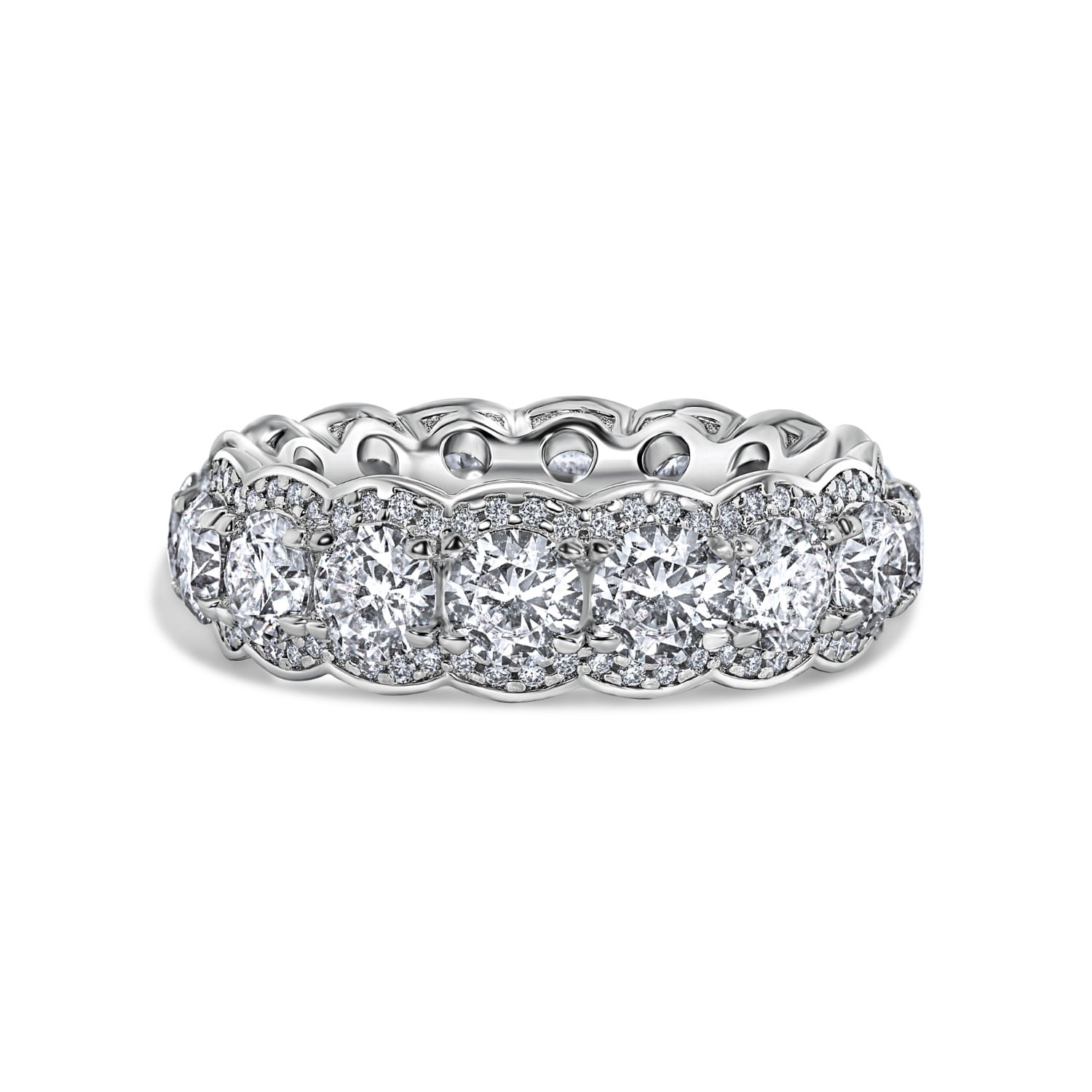 Viviana Halil Women's The Alba Moissanite Ring In Sterling Silver