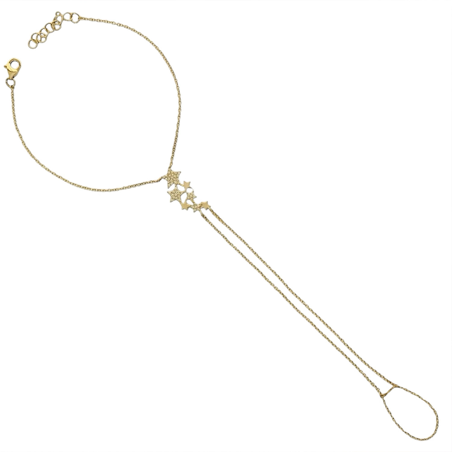 Neshi Designs Women's Gold In Our Stars Hand Chain In Gold