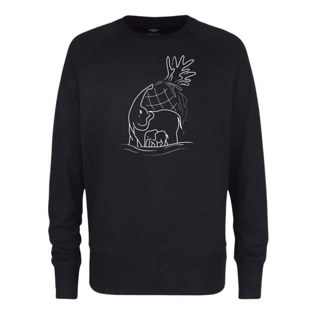 mens designer black jumper
