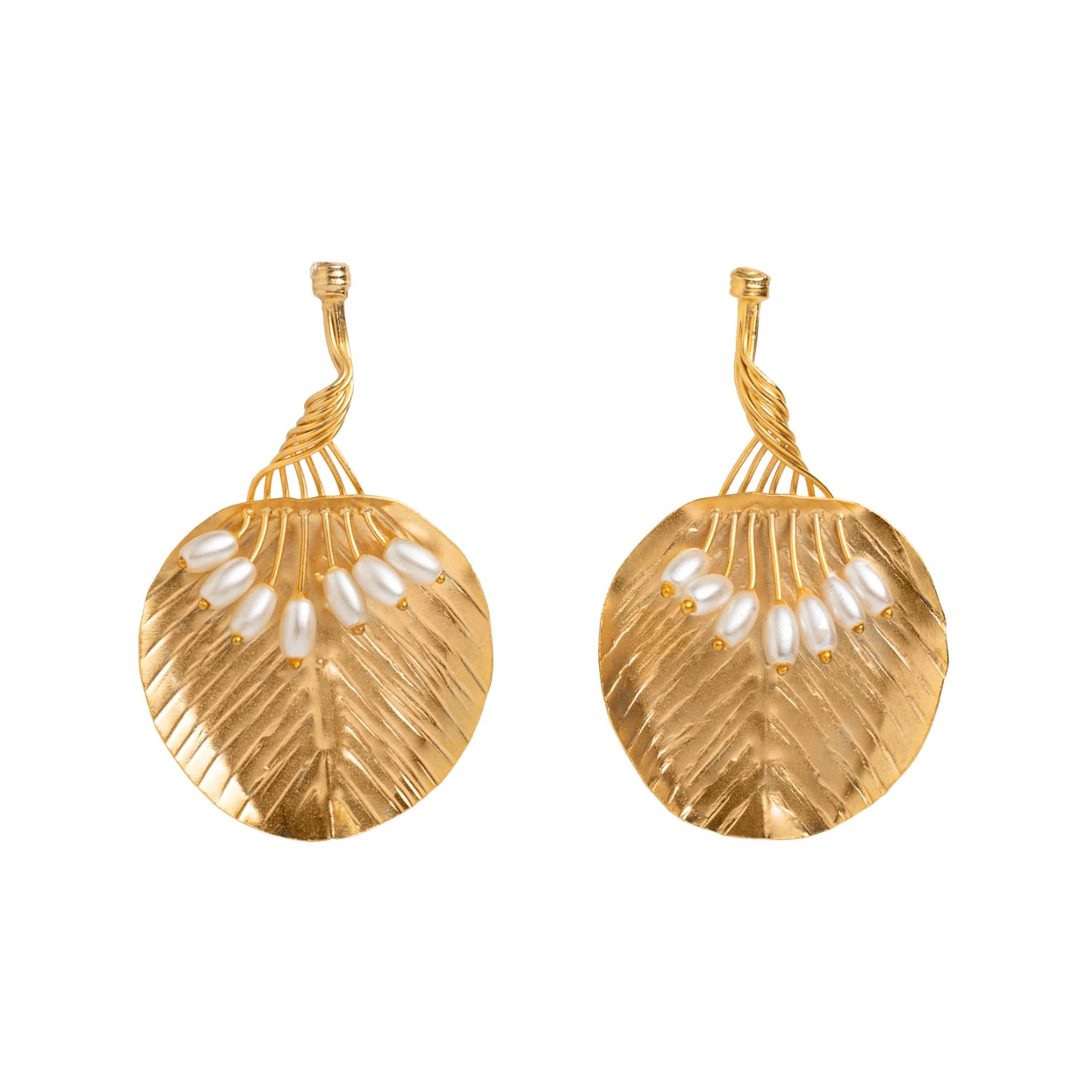 Meraki By Rashmi Bajaj Women's Patram Hanging Gold Earrings