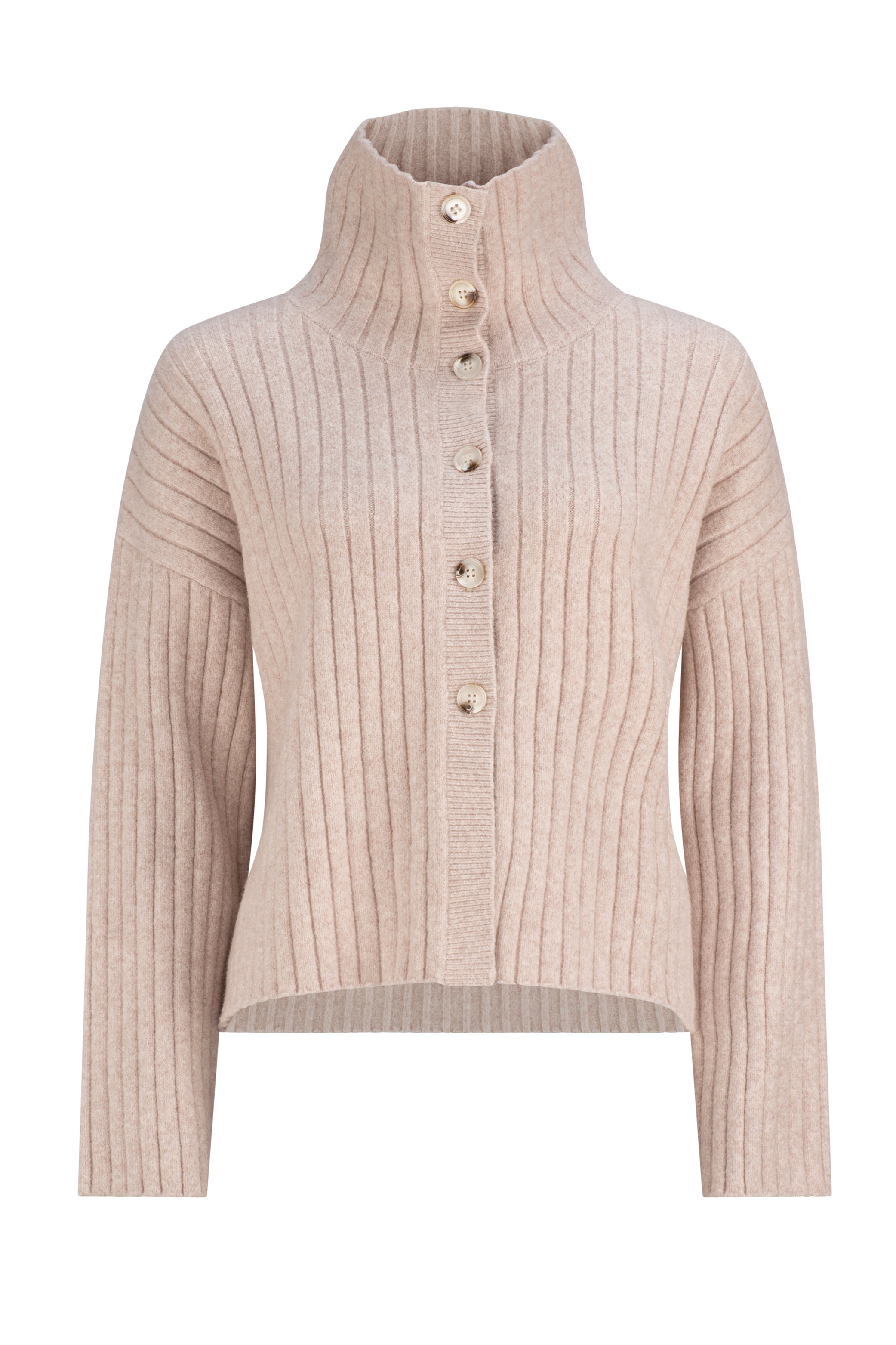 Women’s Neutrals Delta Cardigan - Latte Medium Dref by D