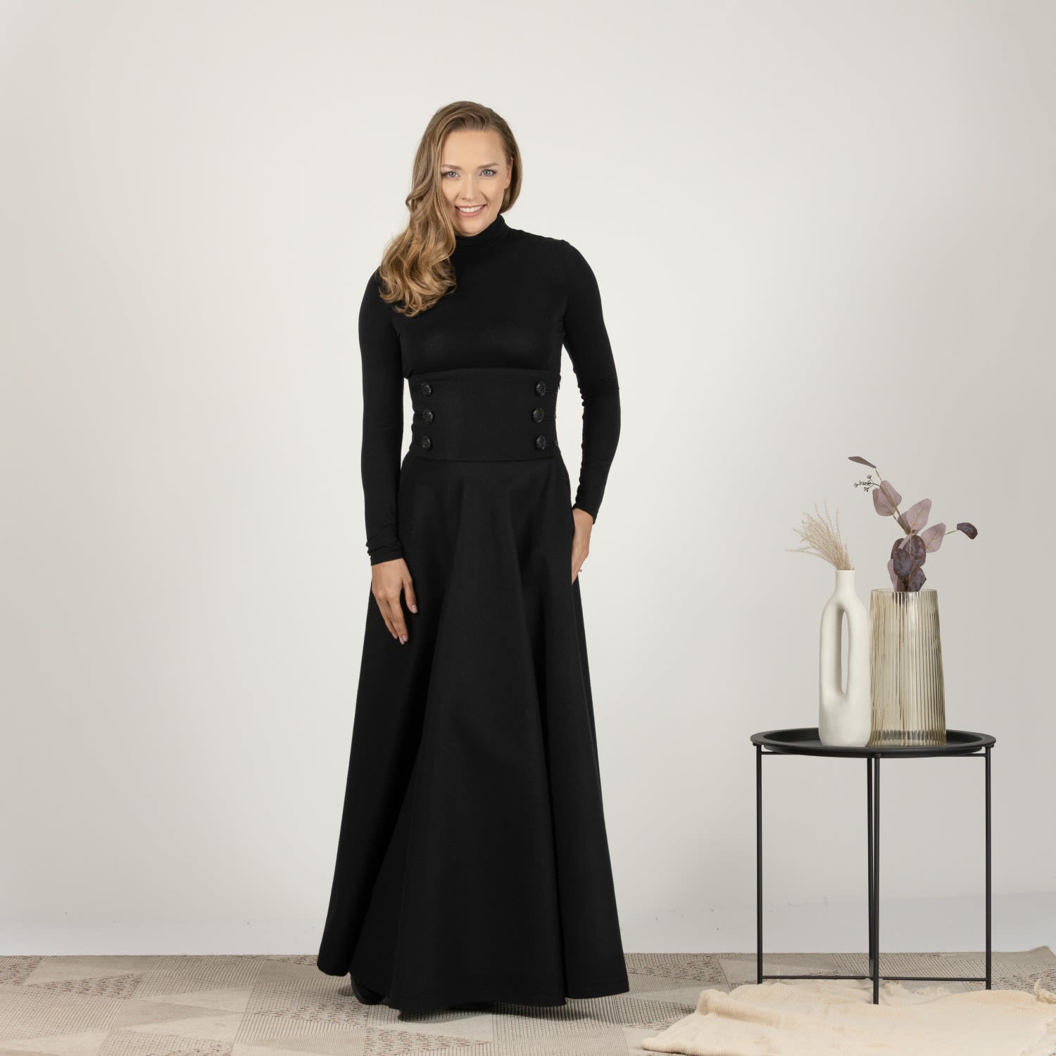 black-wool-a-line-maxi-skirt-