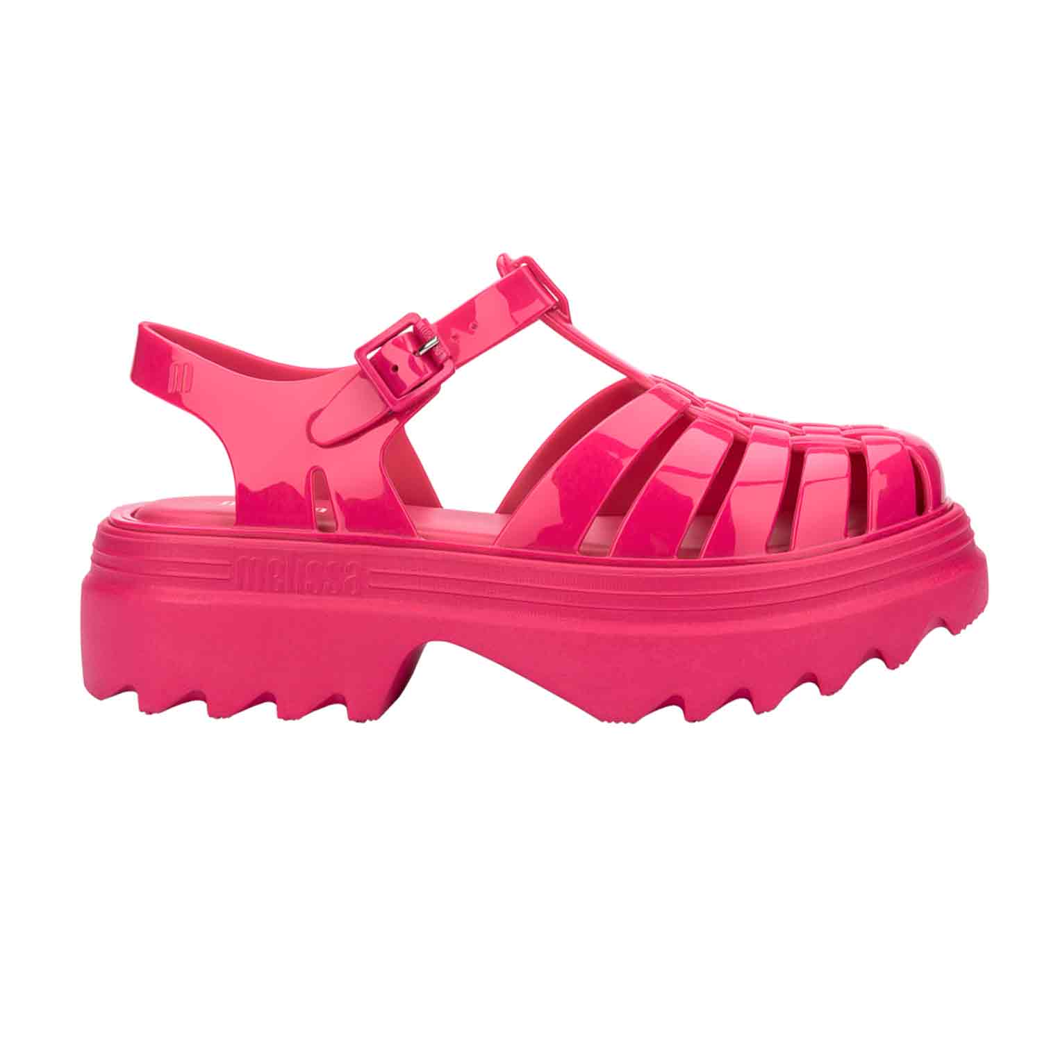 Melissa Possession Platform Ii Sandal In Pink/purple