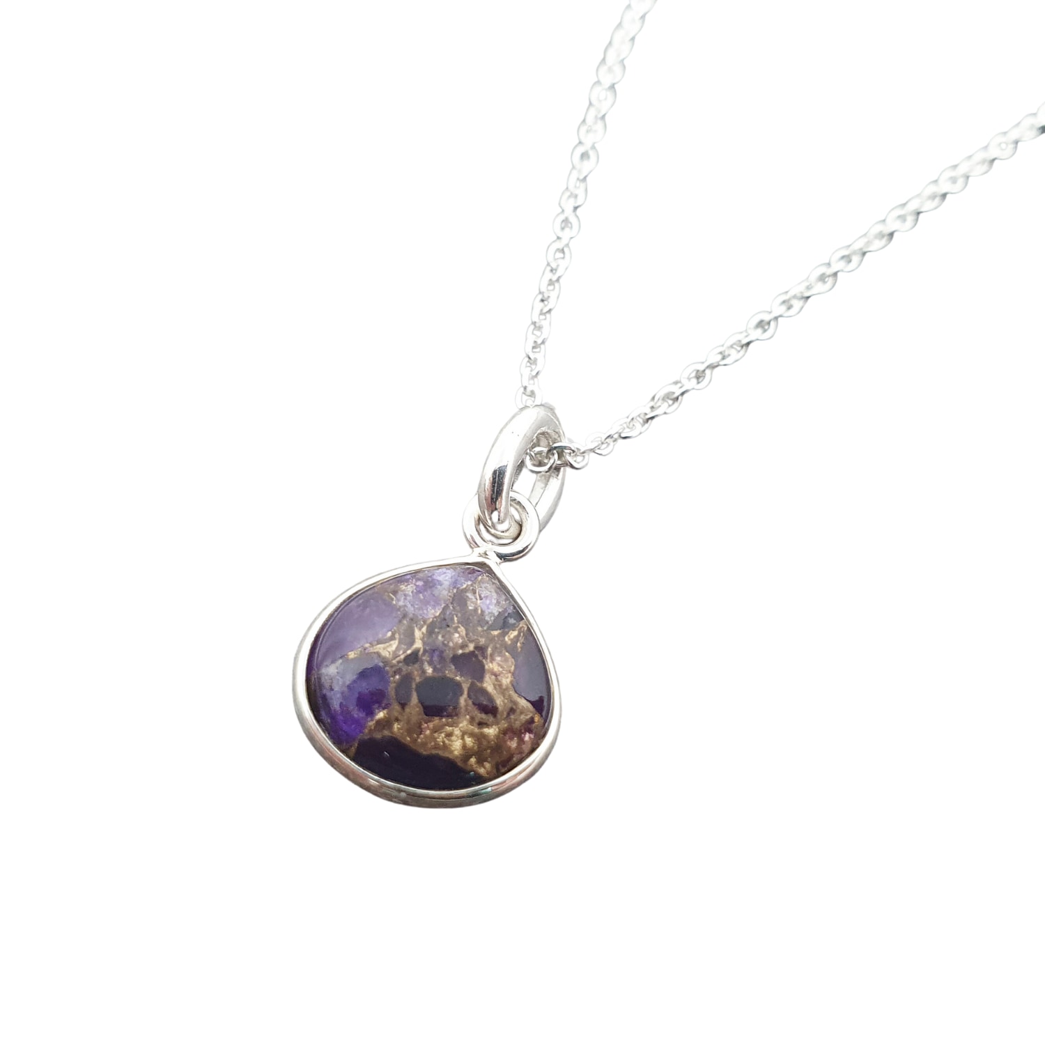 Harfi Women's Silver / Purple Sterling Silver Amethyst February Birthstone Heart Pendant Necklace In Multi