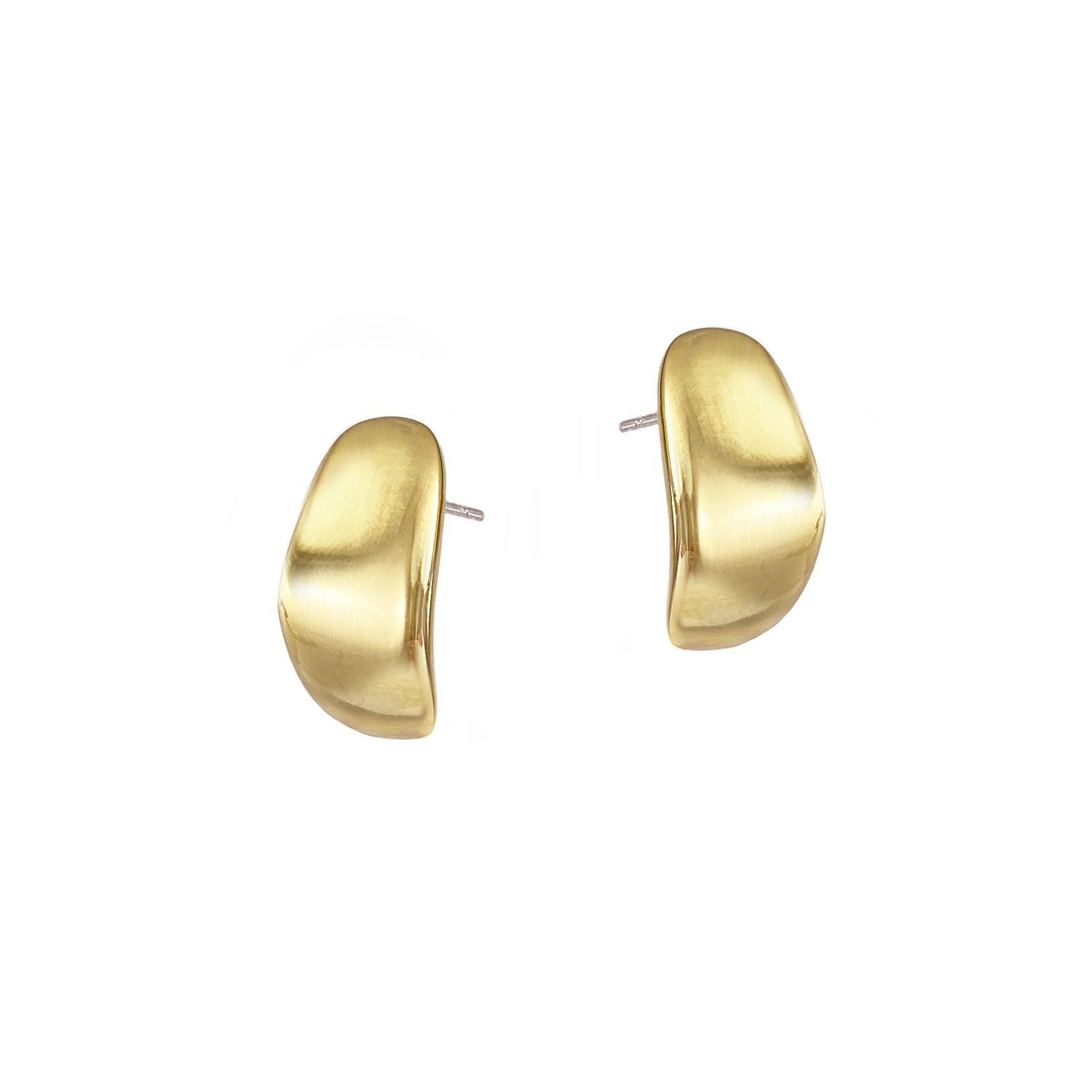 Women’s Mini Mirage Studs - Gold Biko