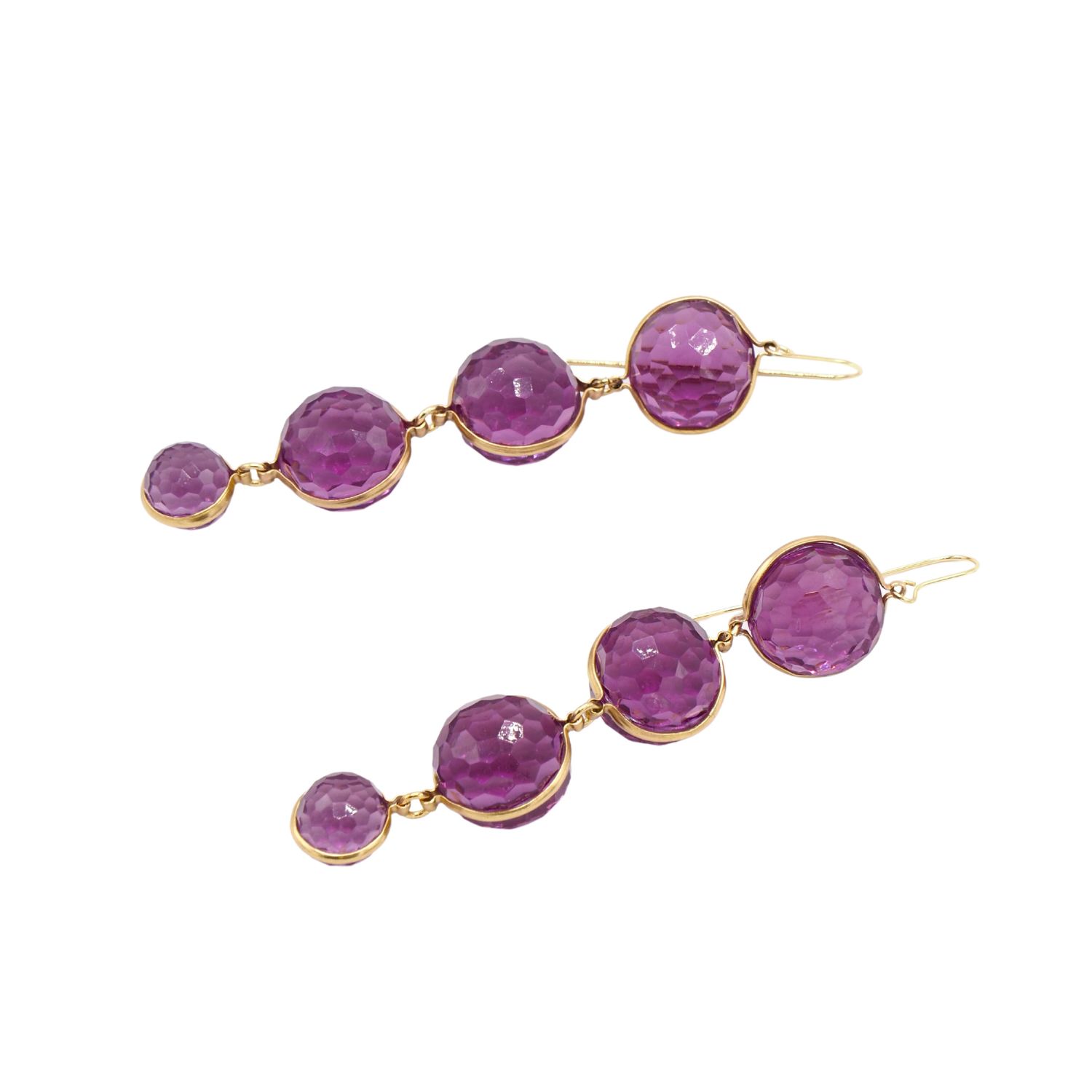 Women’s Pink / Purple Damas Earrings - Purple Sita Nevado