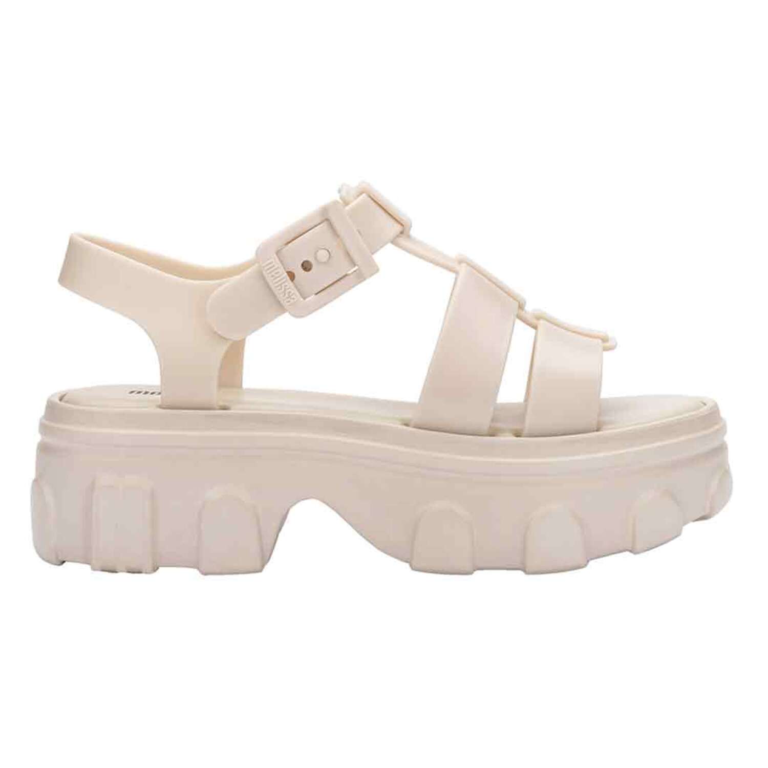 Women's Neutrals Ella Platform Sandal - Beige | 3 Uk | Melissa