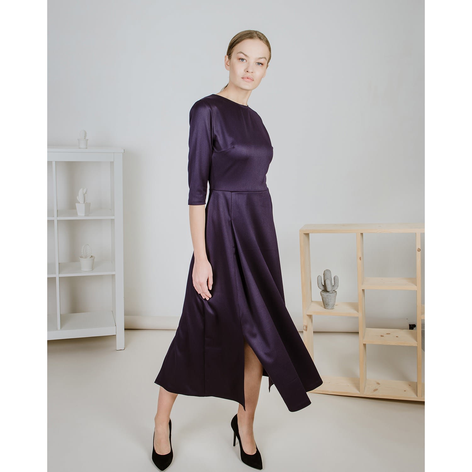 Dark Purple Maxi Dress