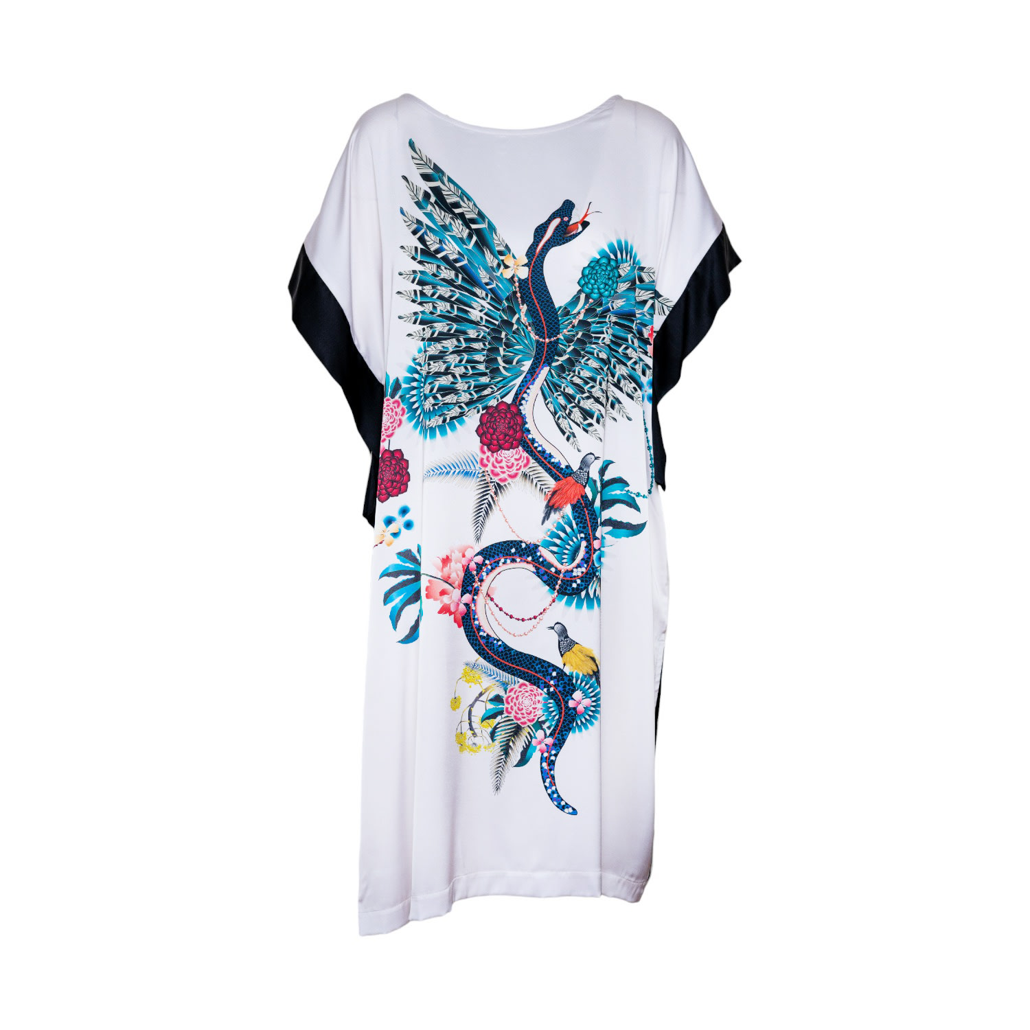 Artista Women's Natalie Oriental Printed Dress In Black