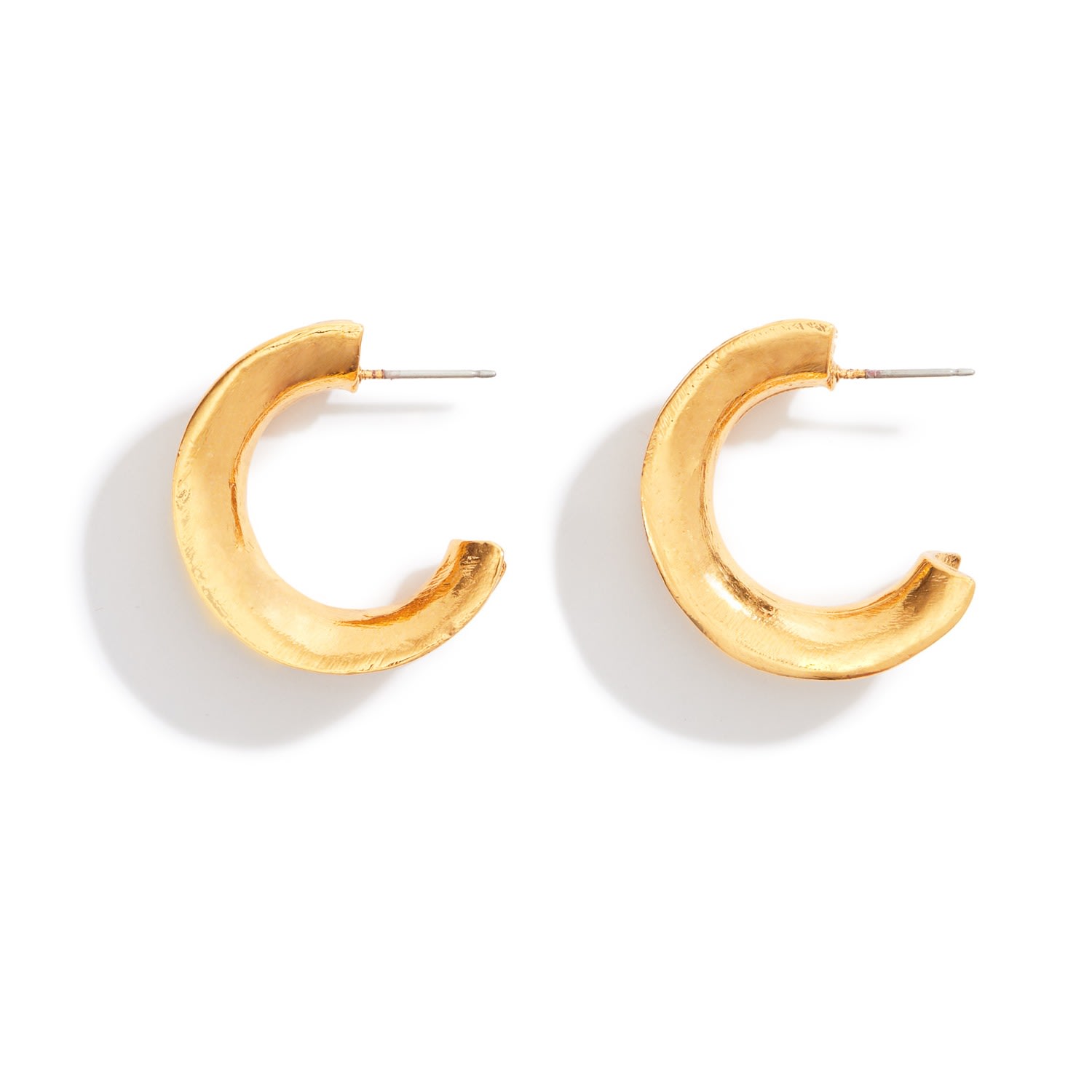 Women’s Gold Mini Carved Hoops Lovard