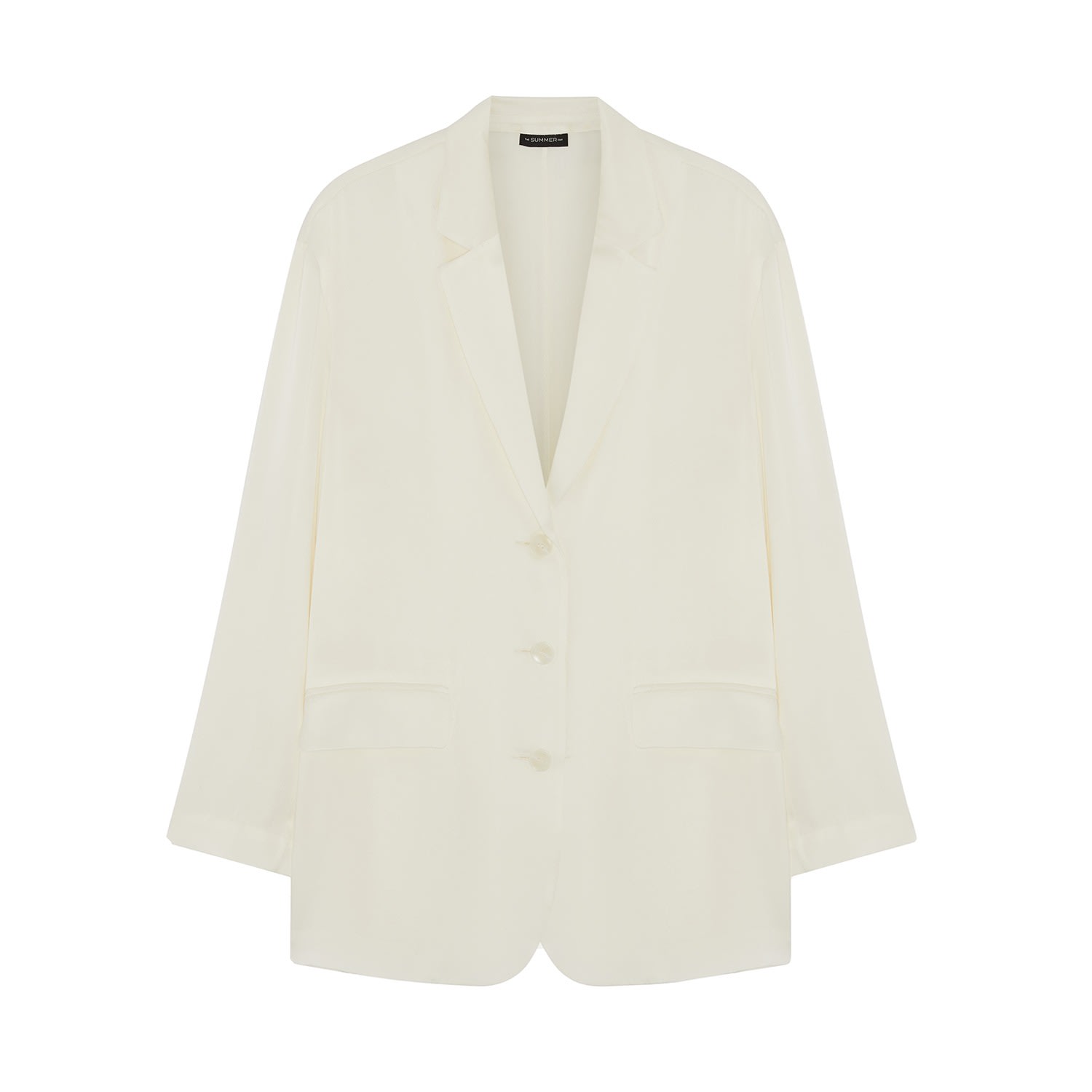 Women’s Gigi Silk Jacket - Opal Large The Summer Edit