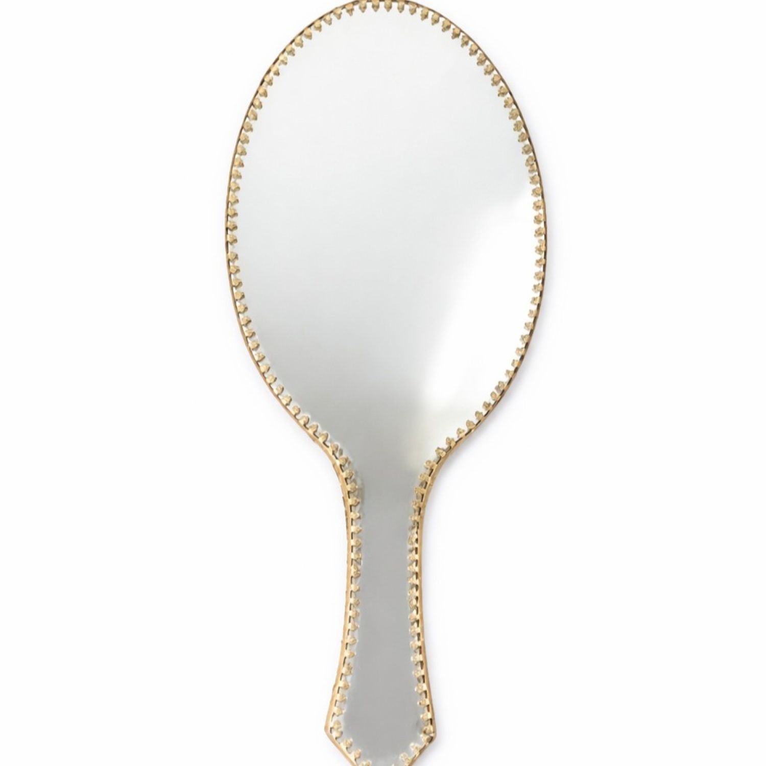 Lila Rasa Gold Vanity Jewelled Brass Mirror