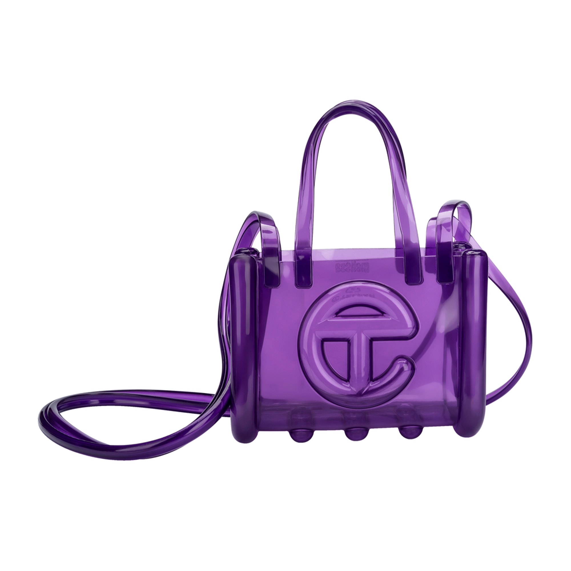 Melissa Women's Pink / Purple Small Jelly Shopper Ii X Telfar - Purple In Pink/purple