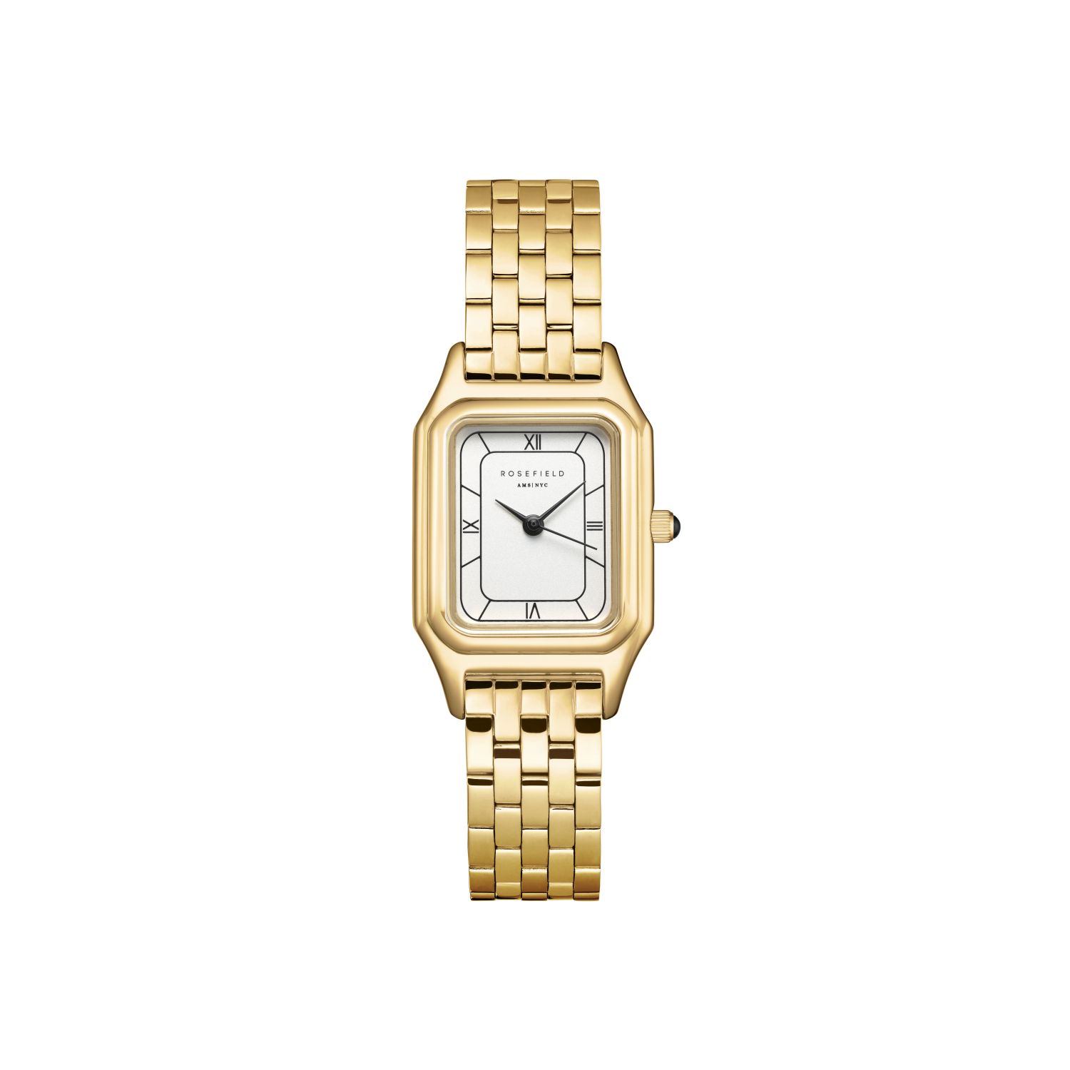 Rosefield Ivy Ladies Gold Watch With White Dial