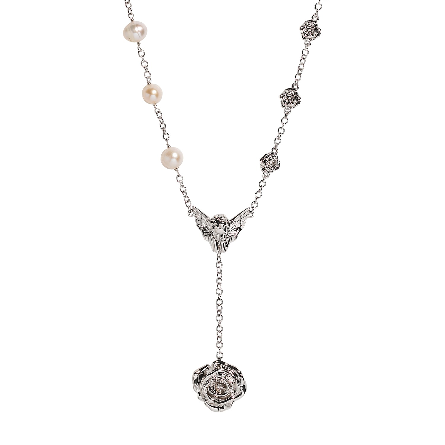Ogé Jewelry Women's White / Silver Devotion Necklace In Multi