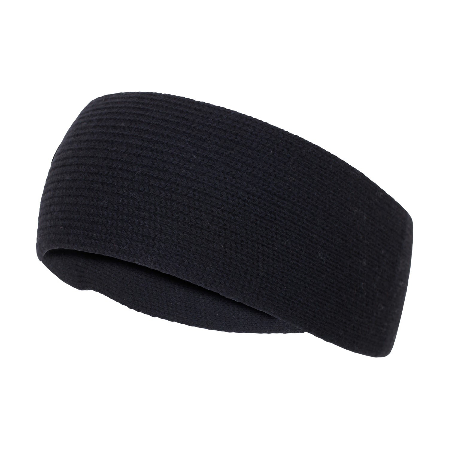 Women’s Merino Activewear Leven Ribbed Headband - Black One Size Paul James Knitwear