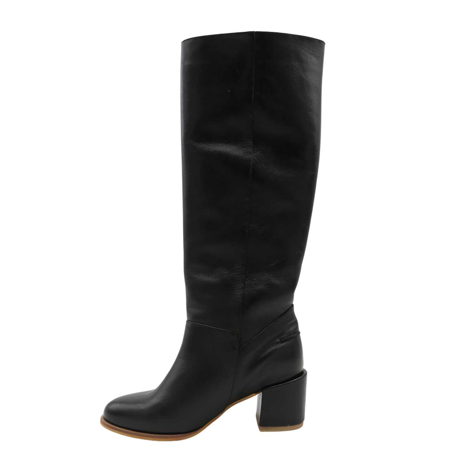 Women’s Cléo Knee High Boots In Black Leather 4 Uk Stivali New York