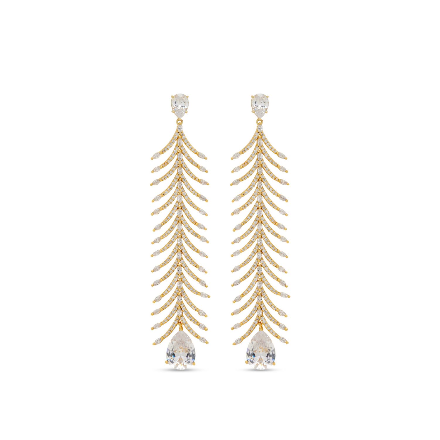 Women’s Finn Earrings - Gold Stephanie Browne Australia